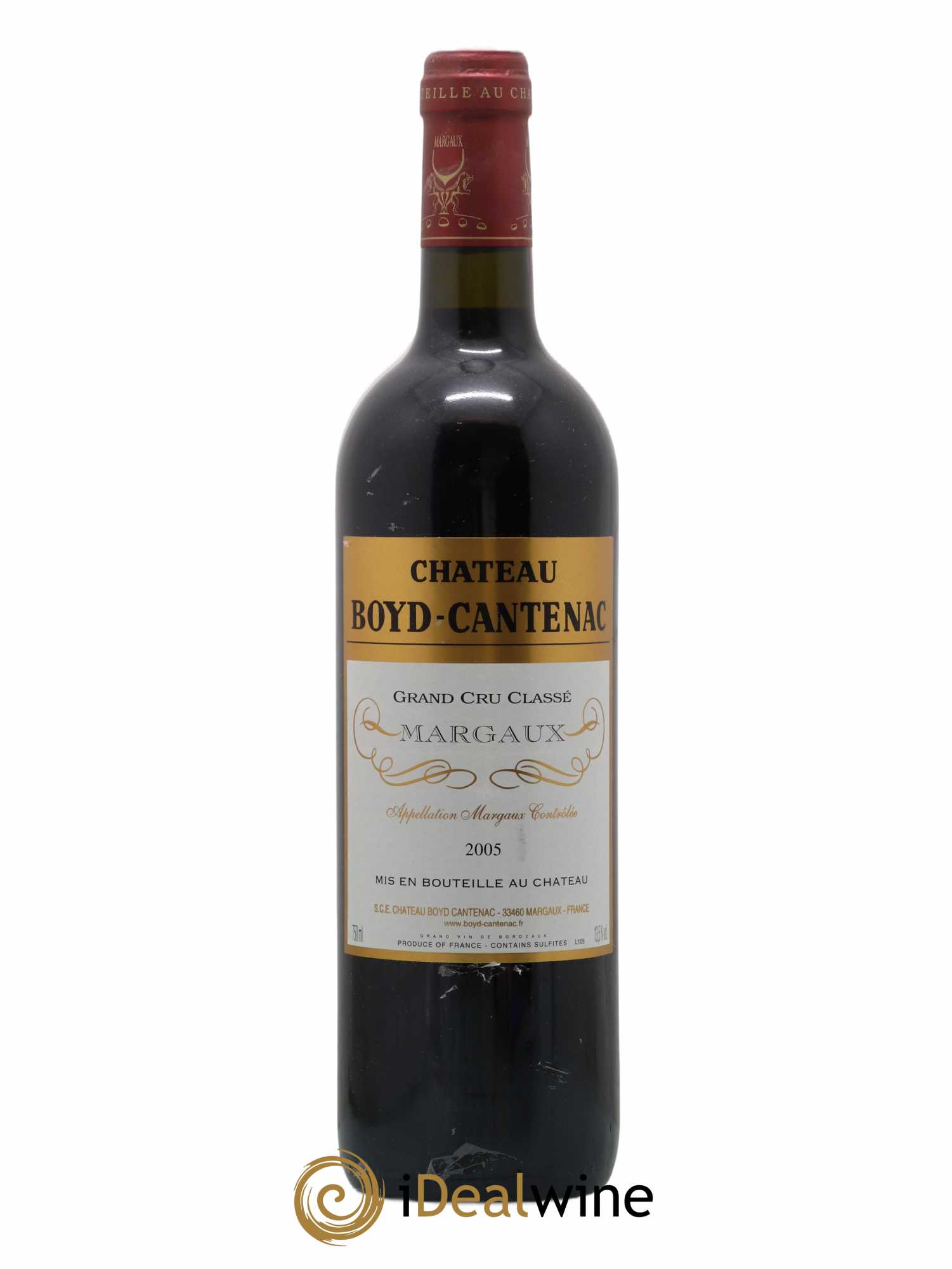 Château Boyd Cantenac 3ème Grand Cru Classé 2005 - Lot de 1 bouteille - 0