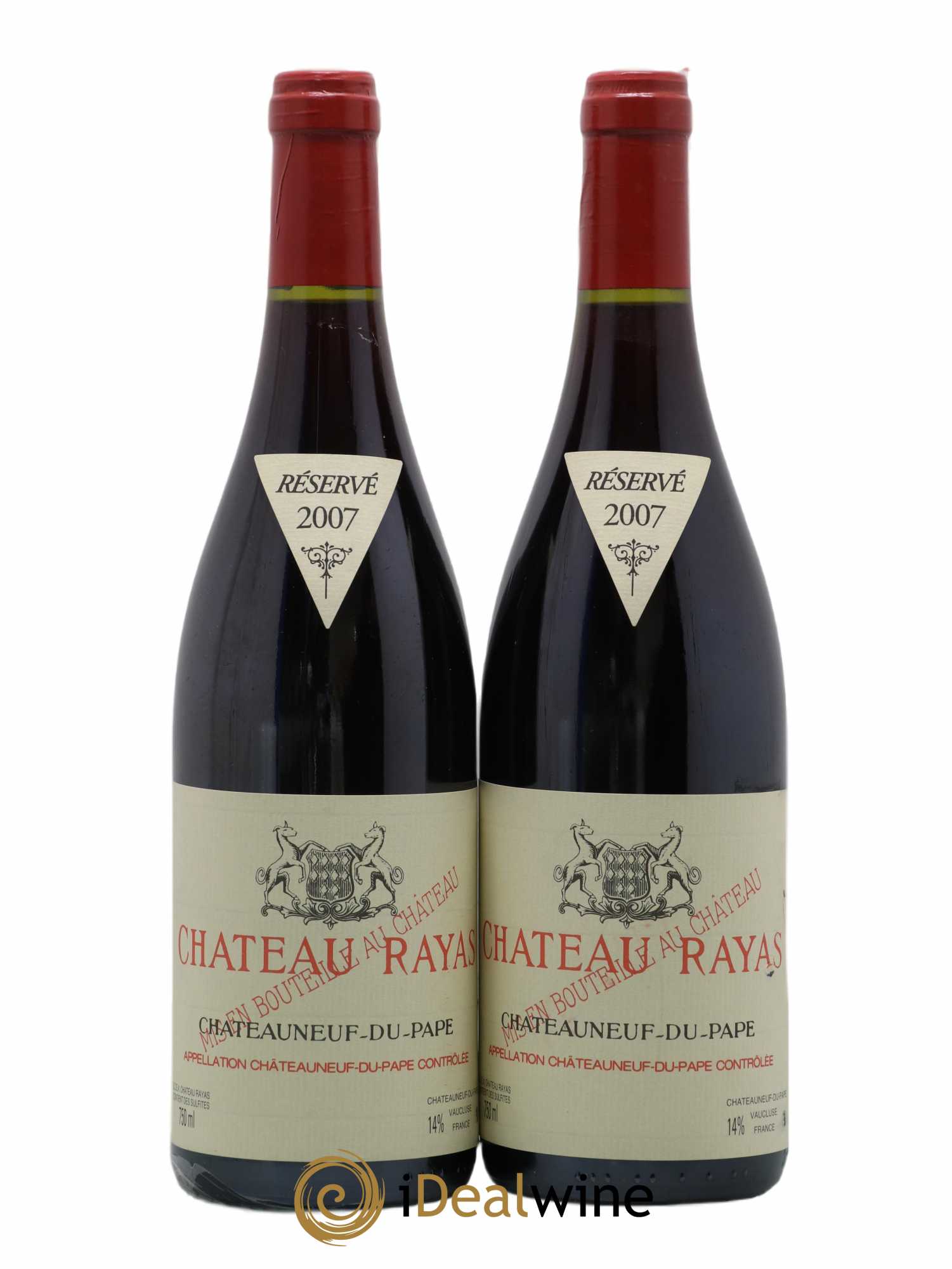 Châteauneuf-du-Pape Château Rayas Emmanuel Reynaud 2007 - Lot de 2 bouteilles - 0
