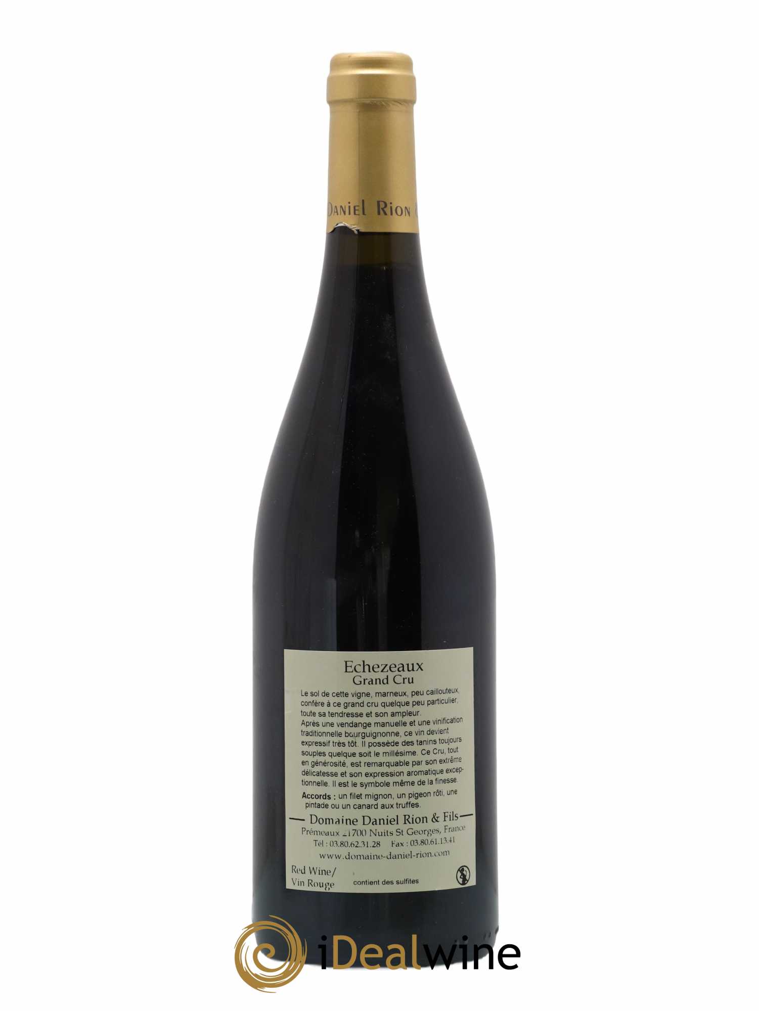Echezeaux Grand Cru Daniel Rion 2009 - Lot de 1 bouteille - 1