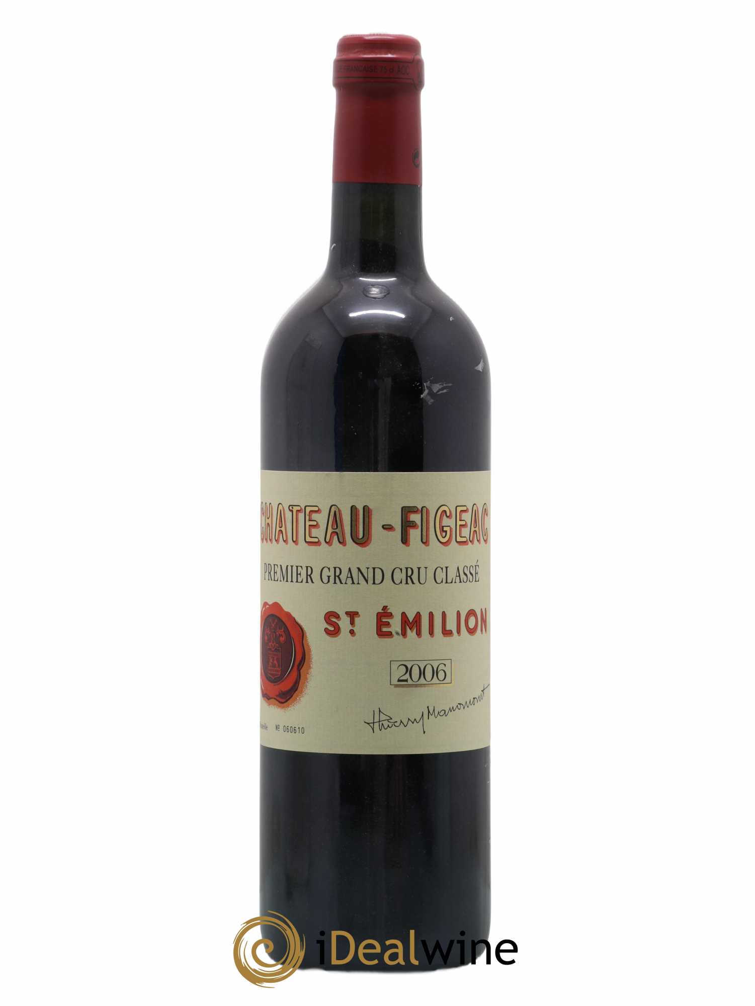 Château Figeac 1er Grand Cru Classé A 2006 - Lot de 1 bouteille - 0