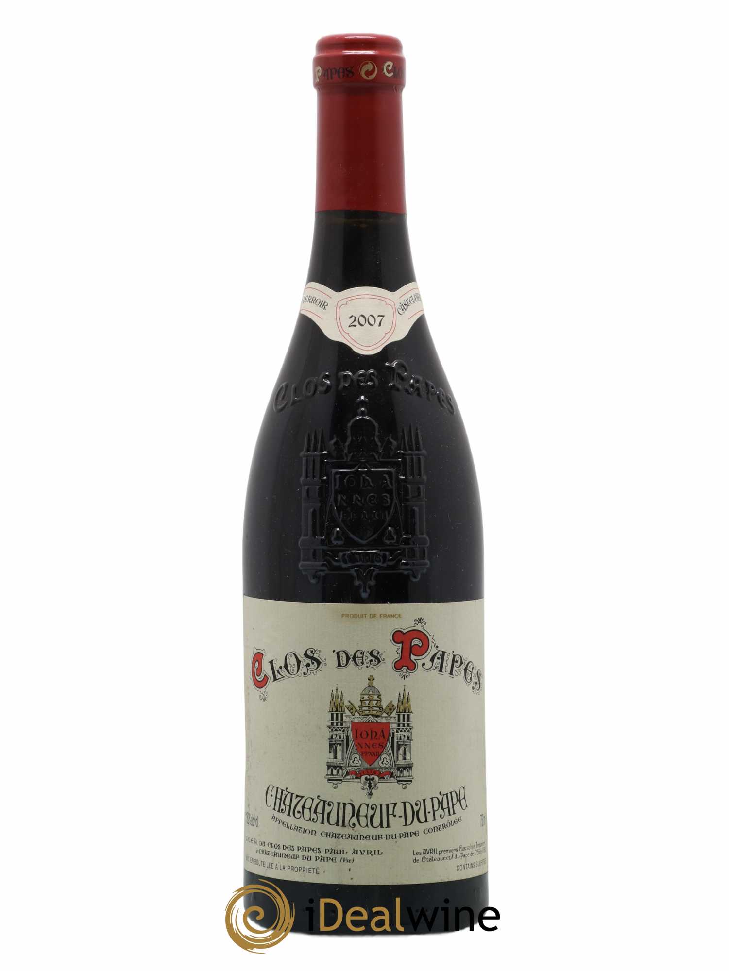 Châteauneuf-du-Pape Clos des Papes - Paul Avril 2007 - Lot de 1 bouteille - 0