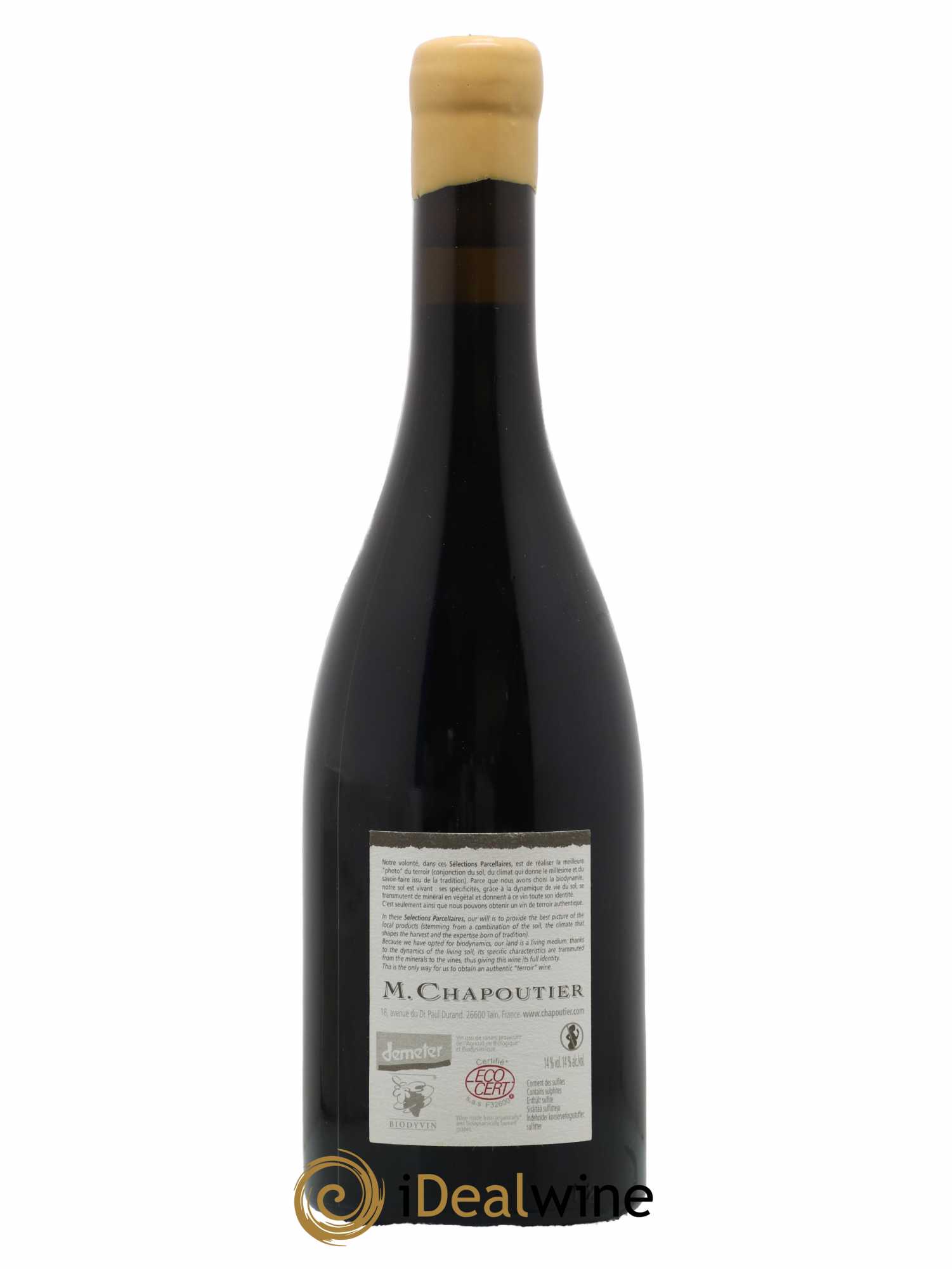 Hermitage Ermitage l'Ermite Chapoutier 2006 - Lot de 1 bouteille - 1