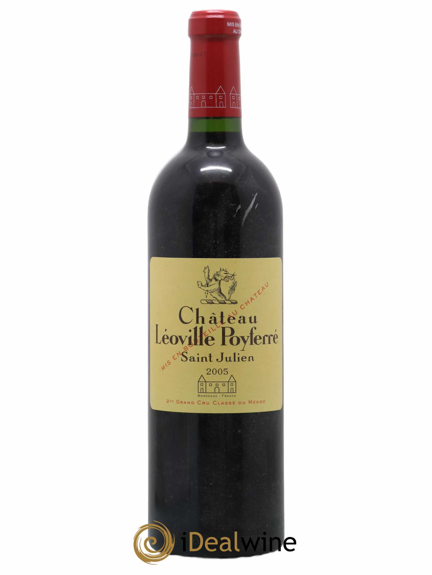 Château Léoville Poyferré 2ème Grand Cru Classé 2005 - Lot de 1 bouteille - 0