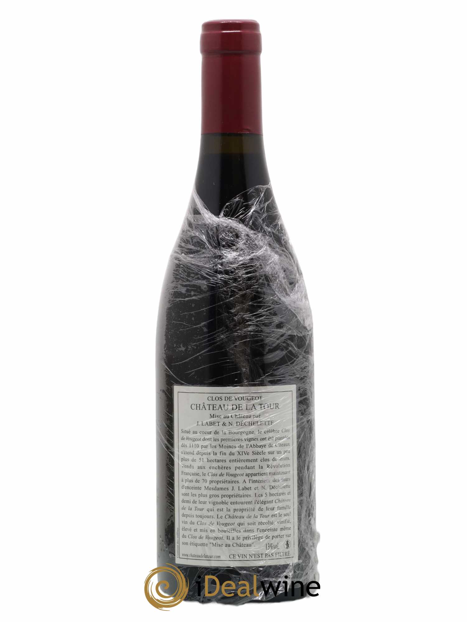 Clos de Vougeot Grand Cru Château de La Tour 2009 - Lot de 1 bouteille - 1