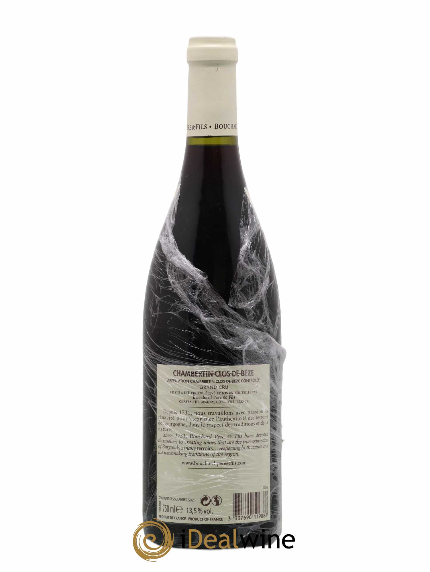 Chambertin Clos de Bèze Grand Cru Bouchard Père & Fils 2006 - Lot de 1 bouteille - 1