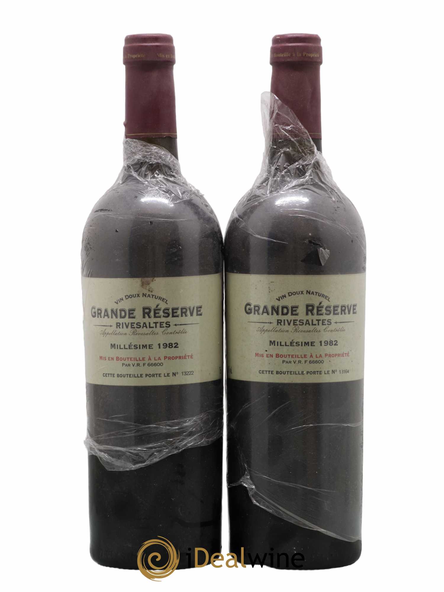 Rivesaltes Grande RSV 1982 - Lot of 2 bottles - 0