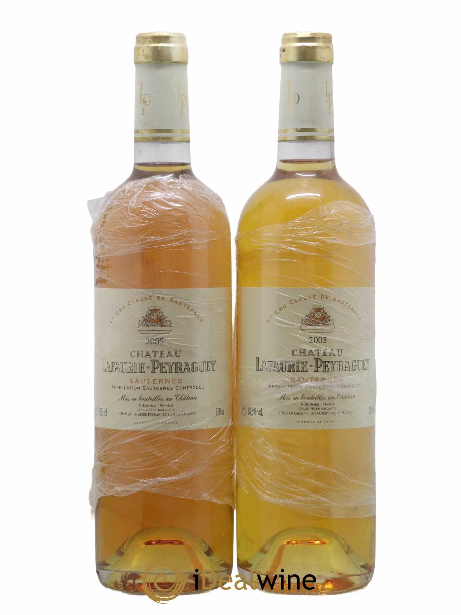 Château Lafaurie-Peyraguey 1er Grand Cru Classé 2005 - Lotto di 2 bottiglie - 0