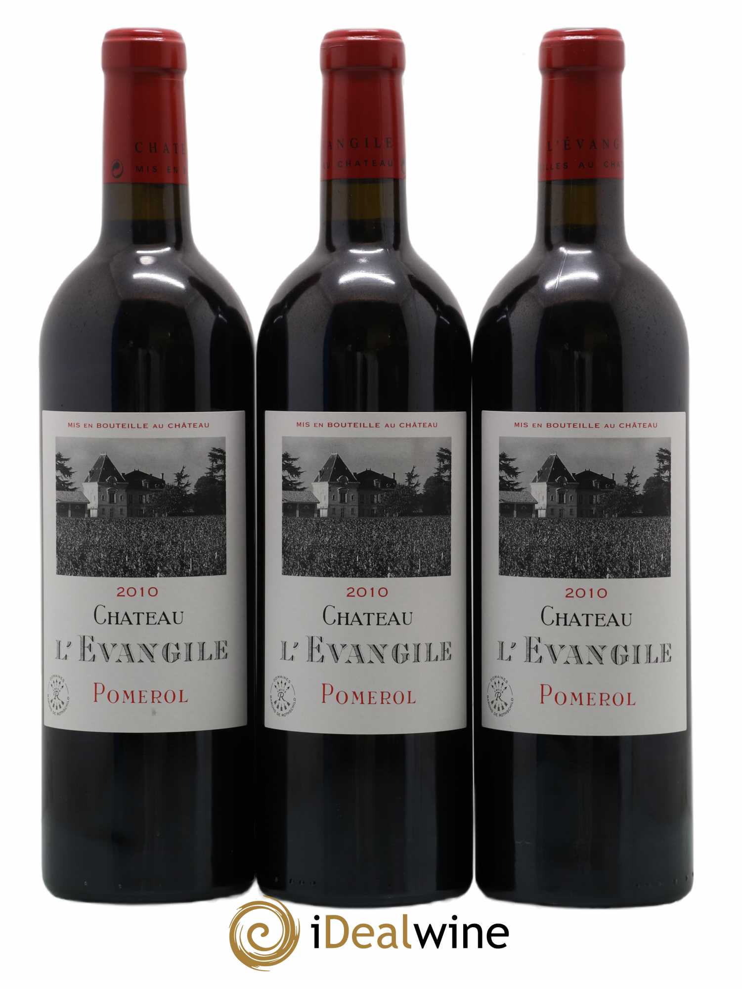 Château l' Évangile 2010 - Lot de 6 bouteilles - 1