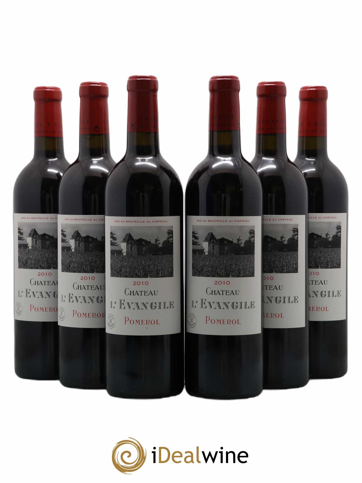 Château l' Évangile 2010 - Lot de 6 bouteilles - 0