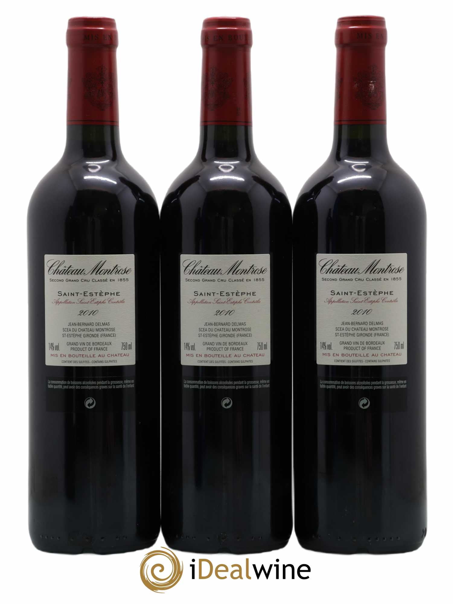 Château Montrose 2ème Grand Cru Classé 2010 - Lot de 6 bouteilles - 4