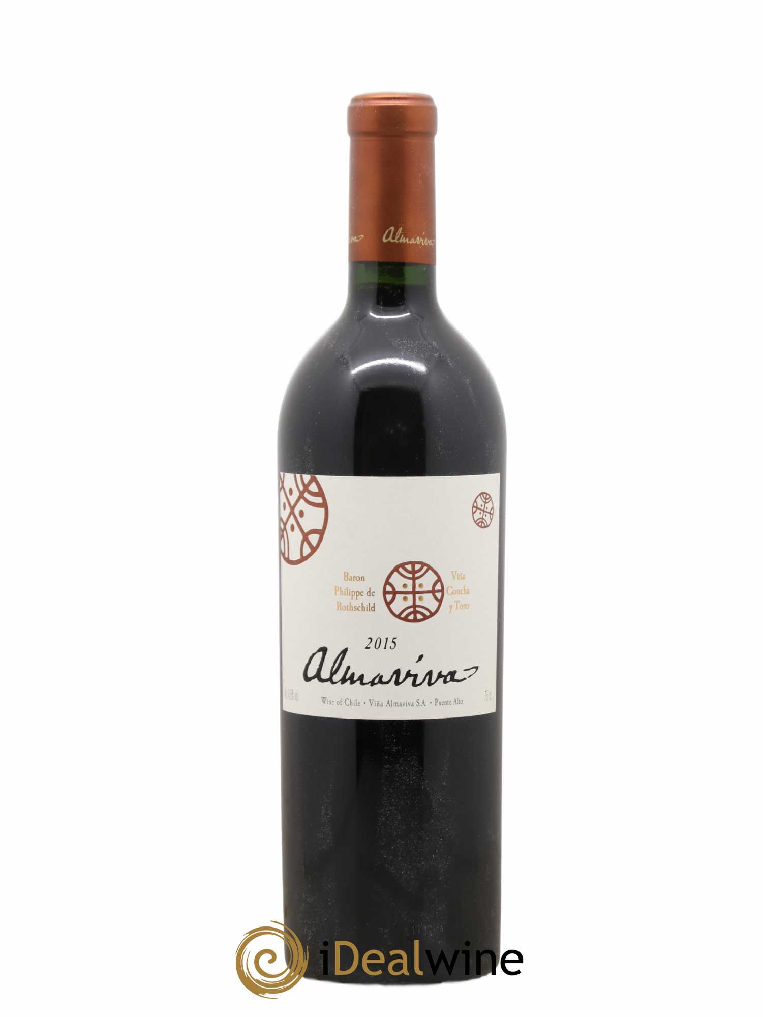Chili Almaviva Baron P. de Rothschild Concha y Toro 2015 - Lot de 1 bouteille - 0