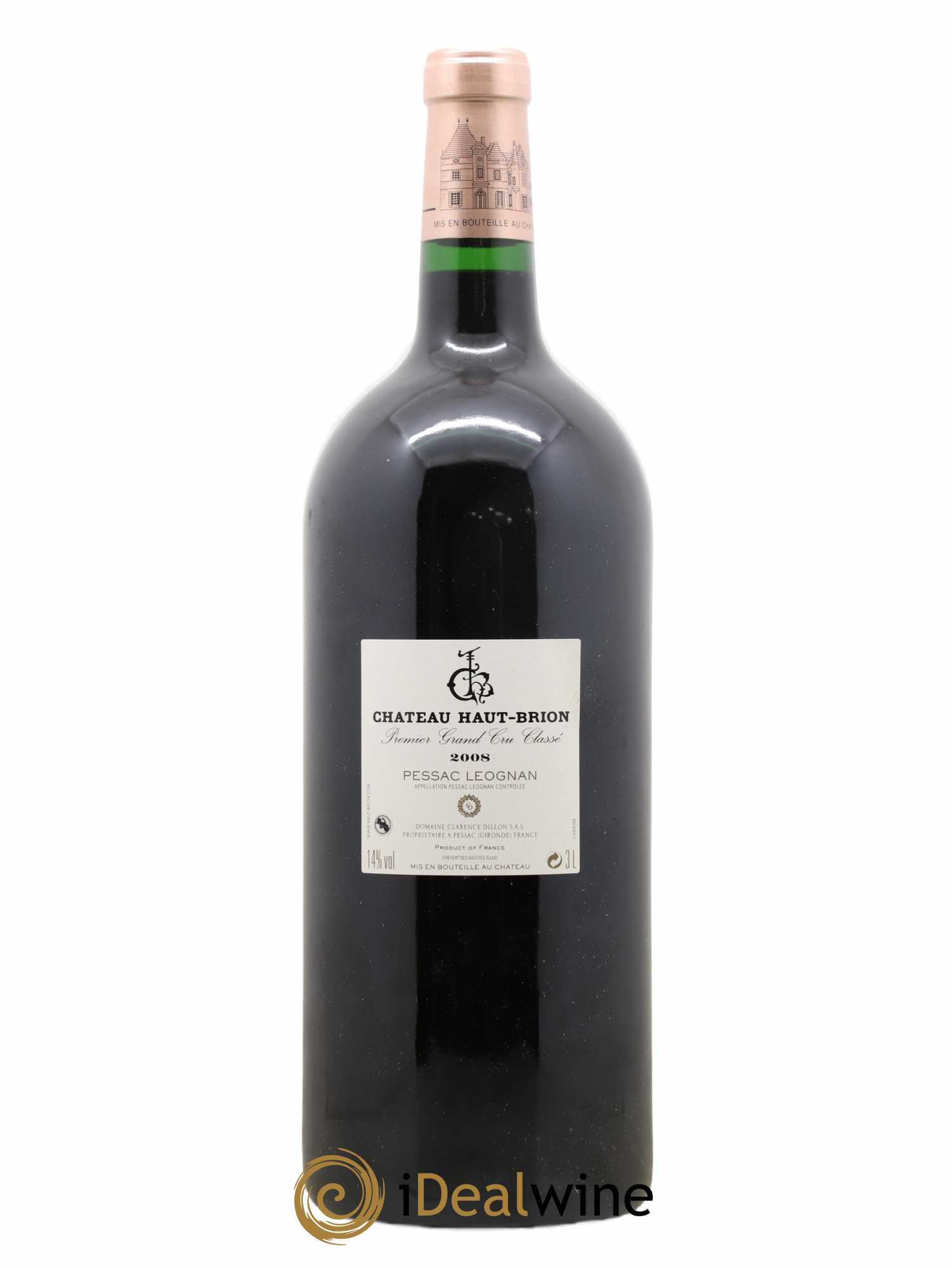 Château Haut Brion 1er Grand Cru Classé 2008 - Lot de 1 double magnum - 1