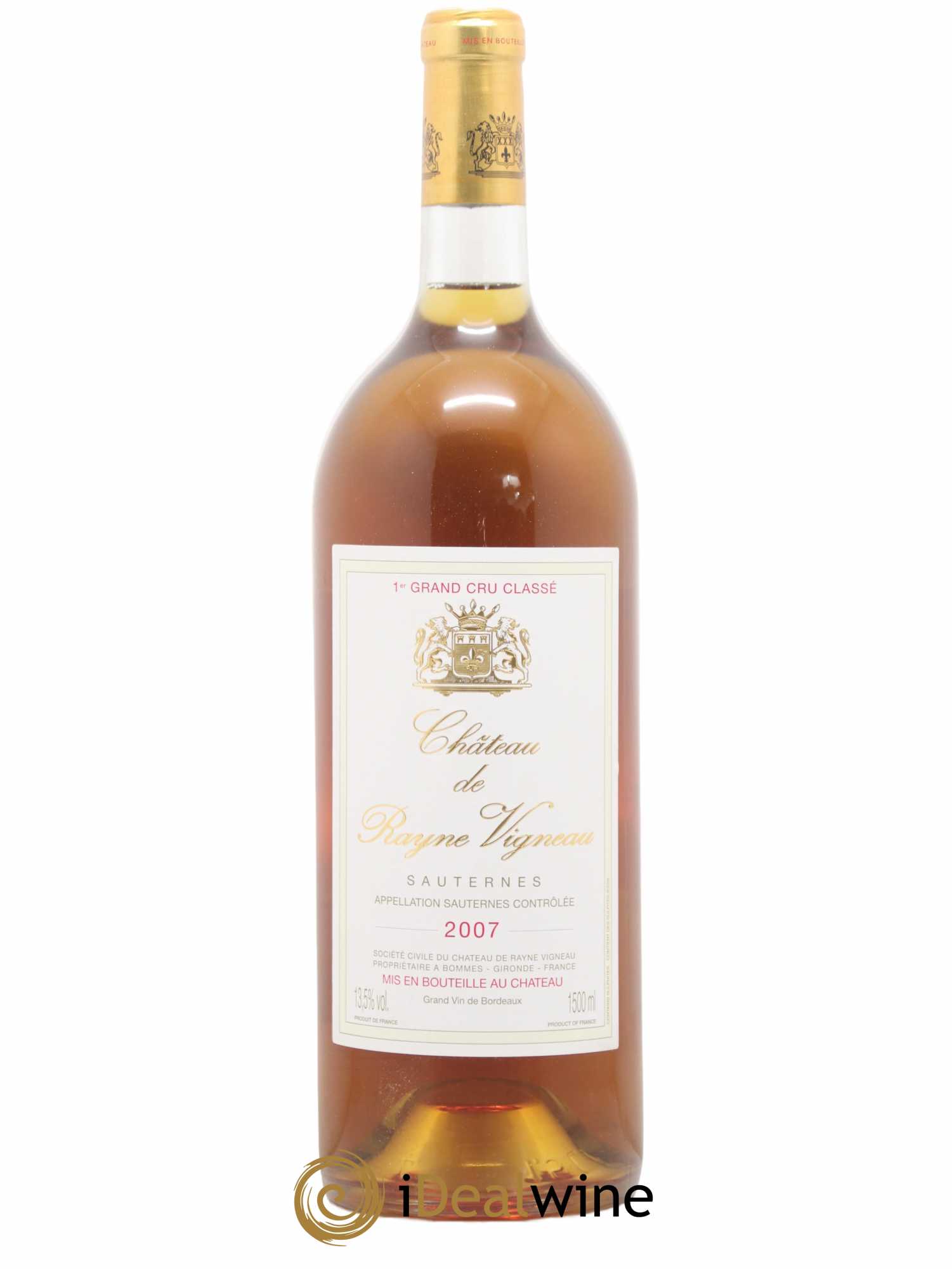 Château de Rayne Vigneau 1er Grand Cru Classé 2007 - Lotto di 1 magnum - 0