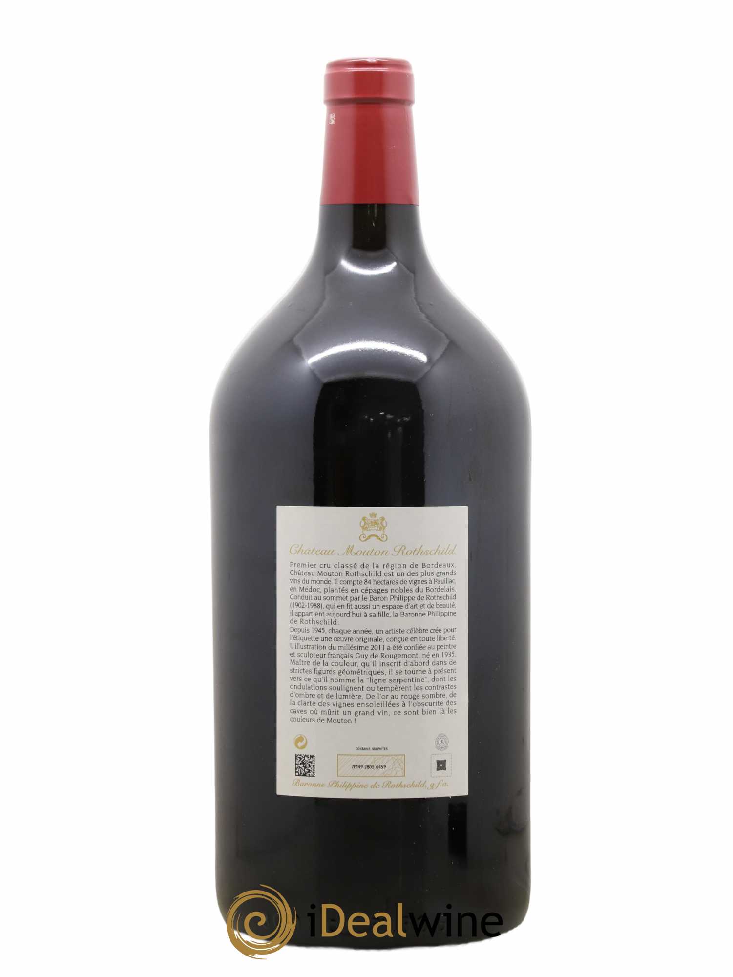 Château Mouton Rothschild 1er Grand Cru Classé 2011 - Lot de 1 double magnum - 1