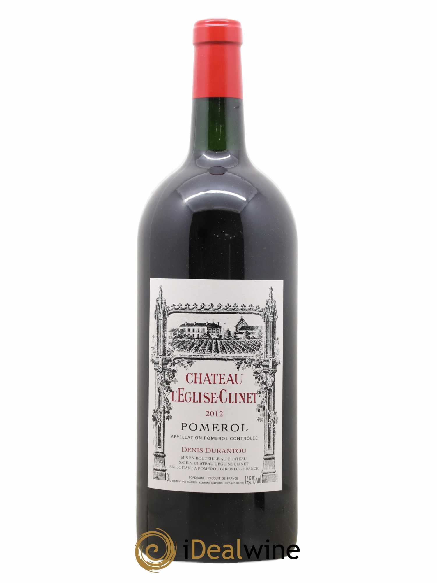 Château l' Église Clinet 2012 - Lot de 1 double magnum - 0