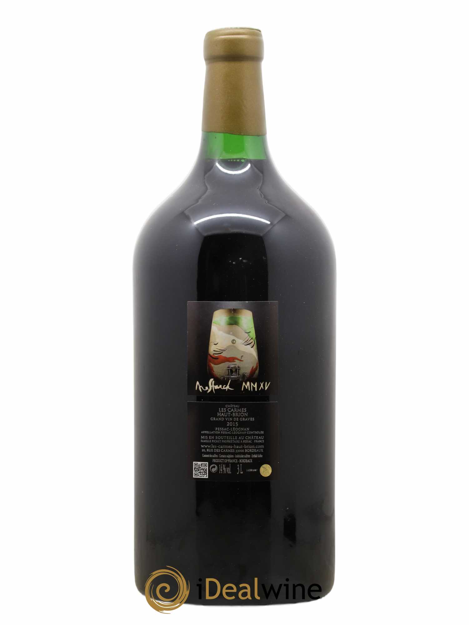 Château Les Carmes Haut-Brion 2015 - Lot de 1 double magnum - 1
