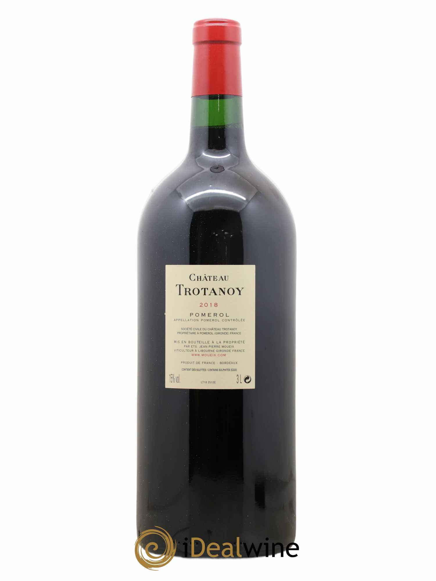 Château Trotanoy 2018 - Lot de 1 double magnum - 1