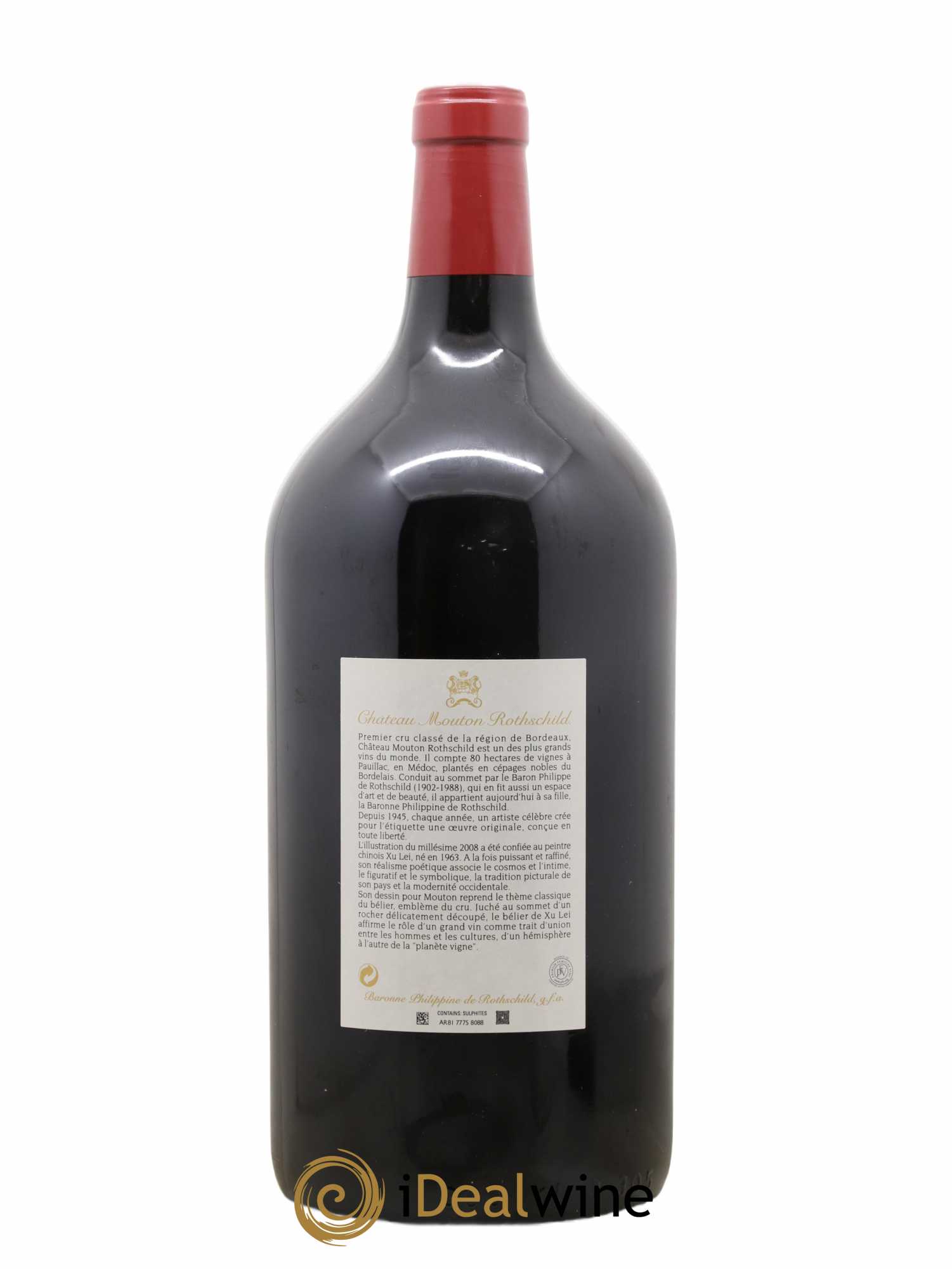 Château Mouton Rothschild 1er Grand Cru Classé 2008 - Lot de 1 double magnum - 1