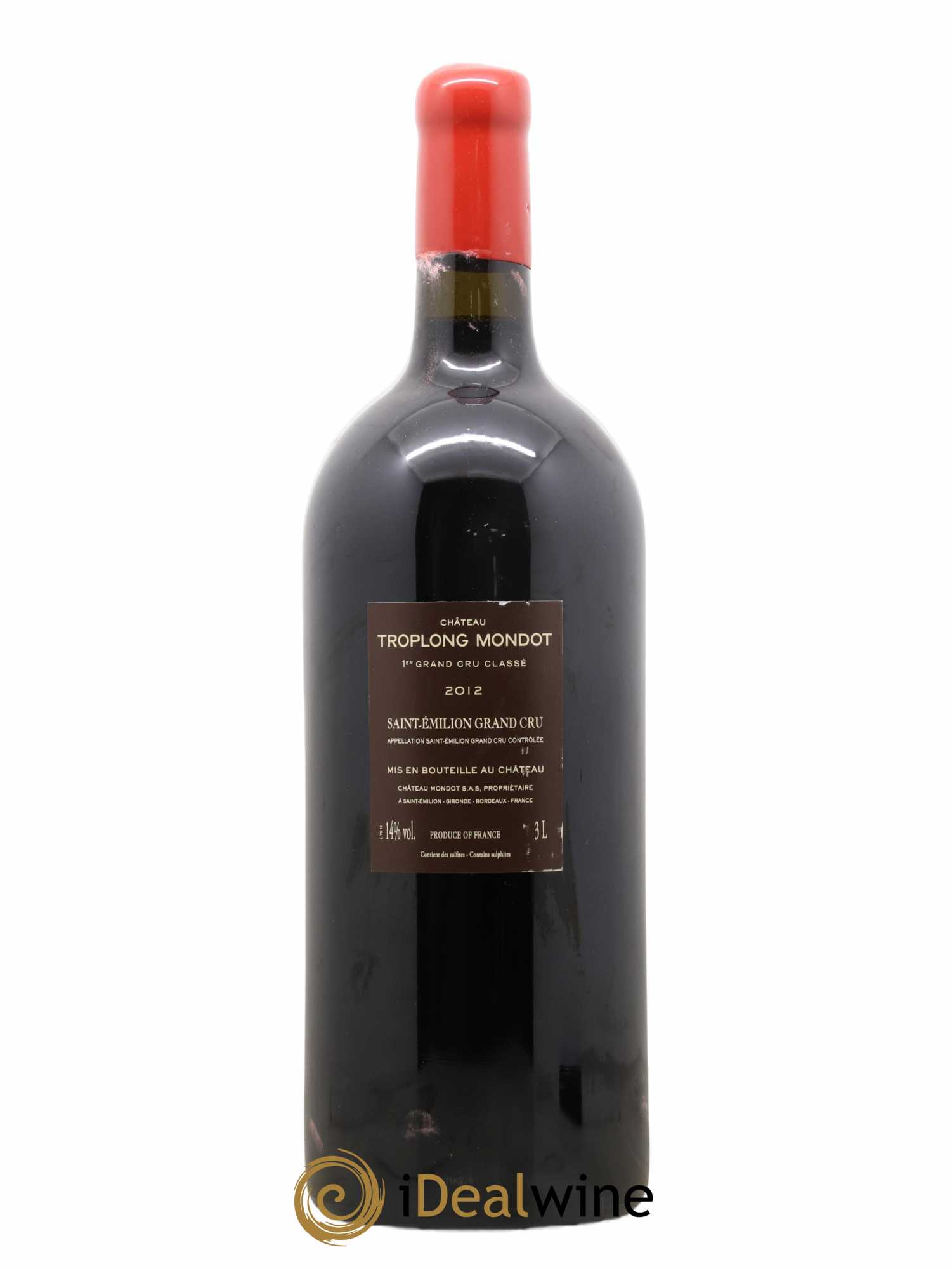 Château Troplong Mondot 1er Grand Cru Classé B 2012 - Lot de 1 double magnum - 1