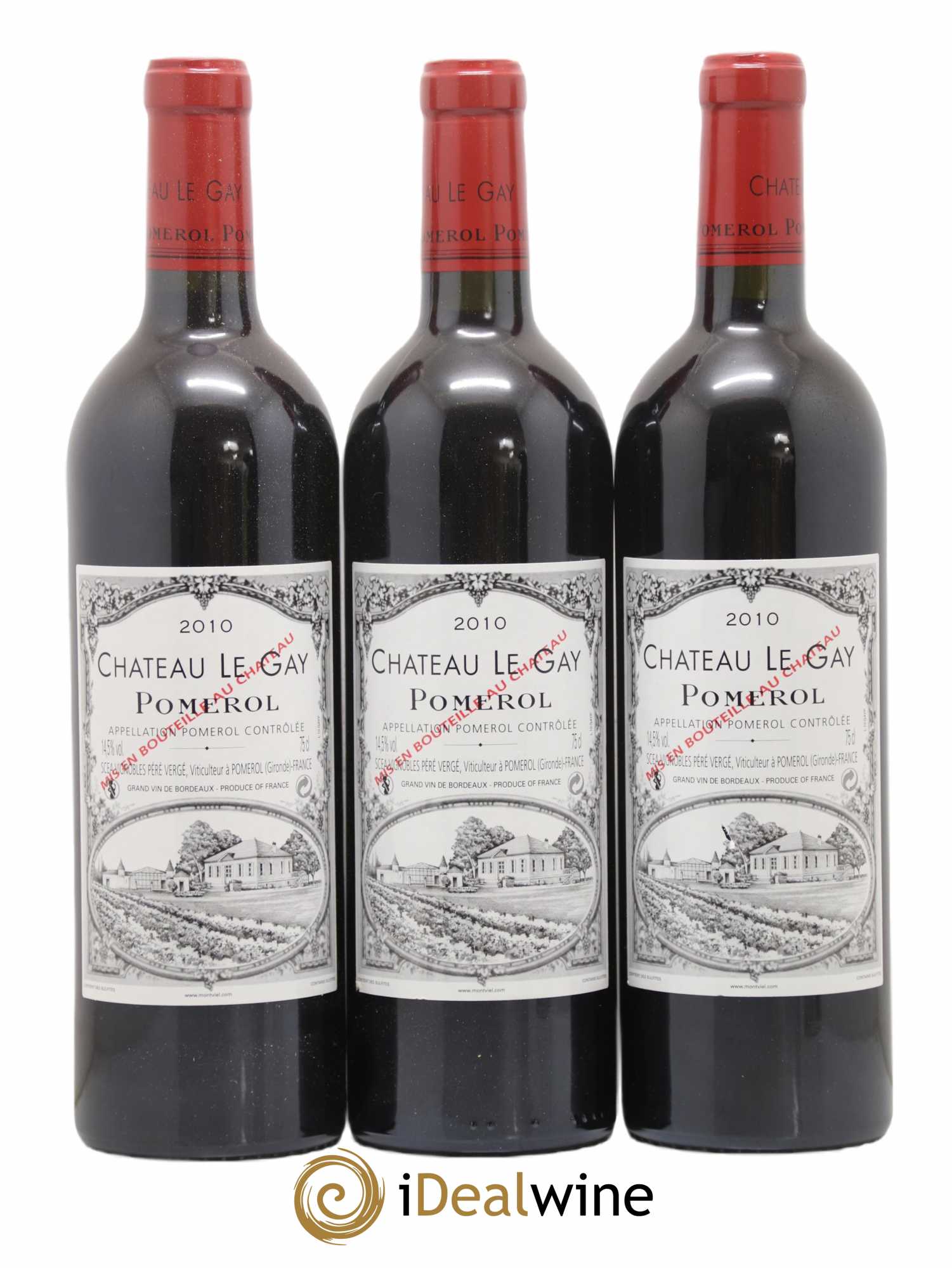 Château Le Gay 2010 - Lot de 3 bouteilles - 0