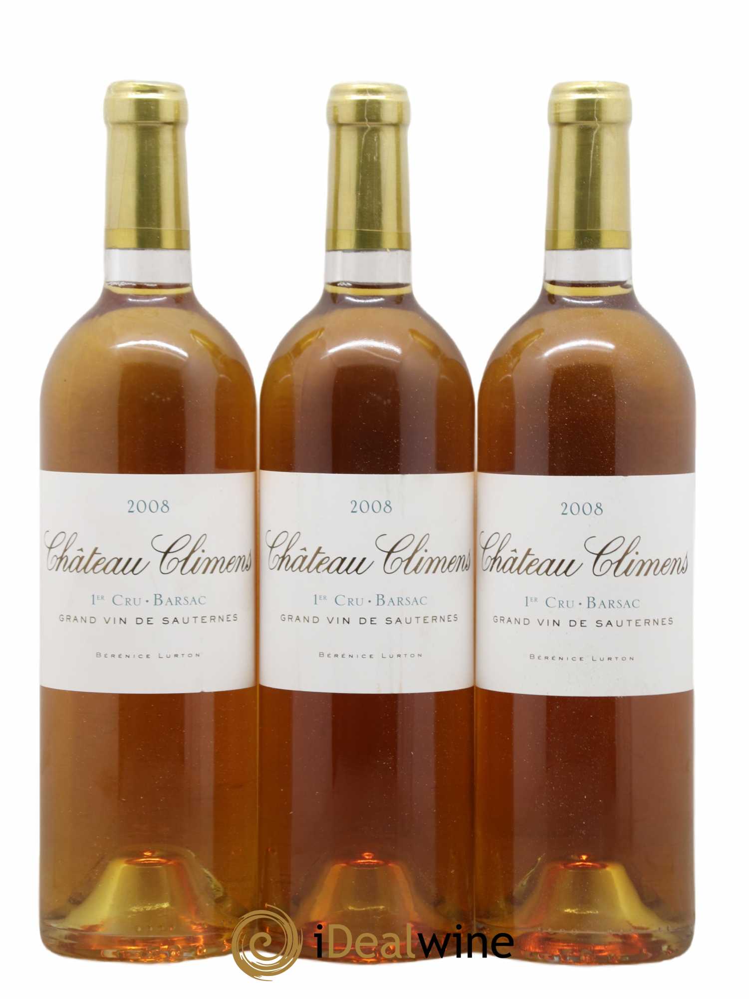 Château Climens 1er Grand Cru Classé 2008 - Lotto di 3 bottiglie - 0