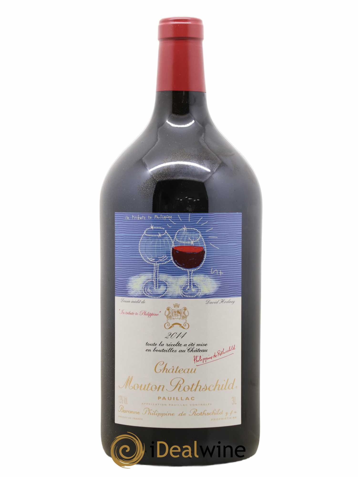 Château Mouton Rothschild 1er Grand Cru Classé 2014 - Lot de 1 double magnum - 0