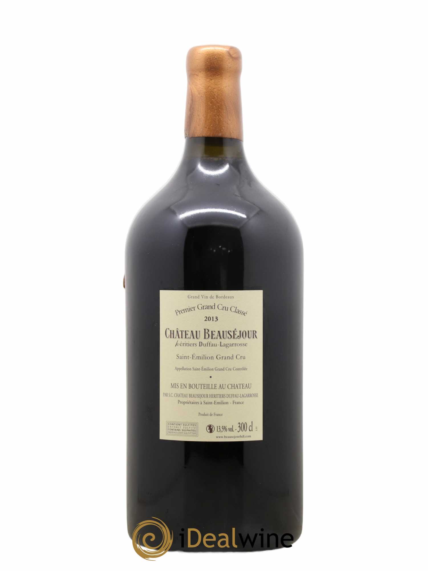 Château Beauséjour (Duffau-Lagarrosse) 1er Grand Cru Classé B 2013 - Lot de 1 double magnum - 1