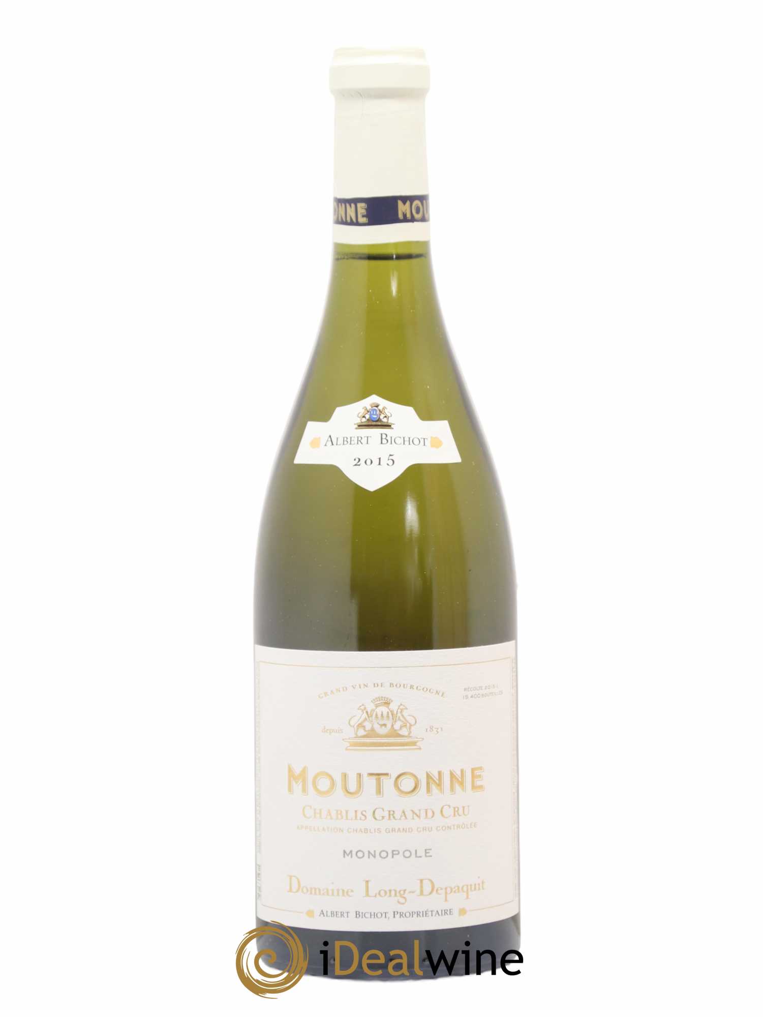 Chablis Grand Cru Moutonne Long Depaquit - Albert Bichot (Domaine) 2015 - Lot de 1 bouteille - 1