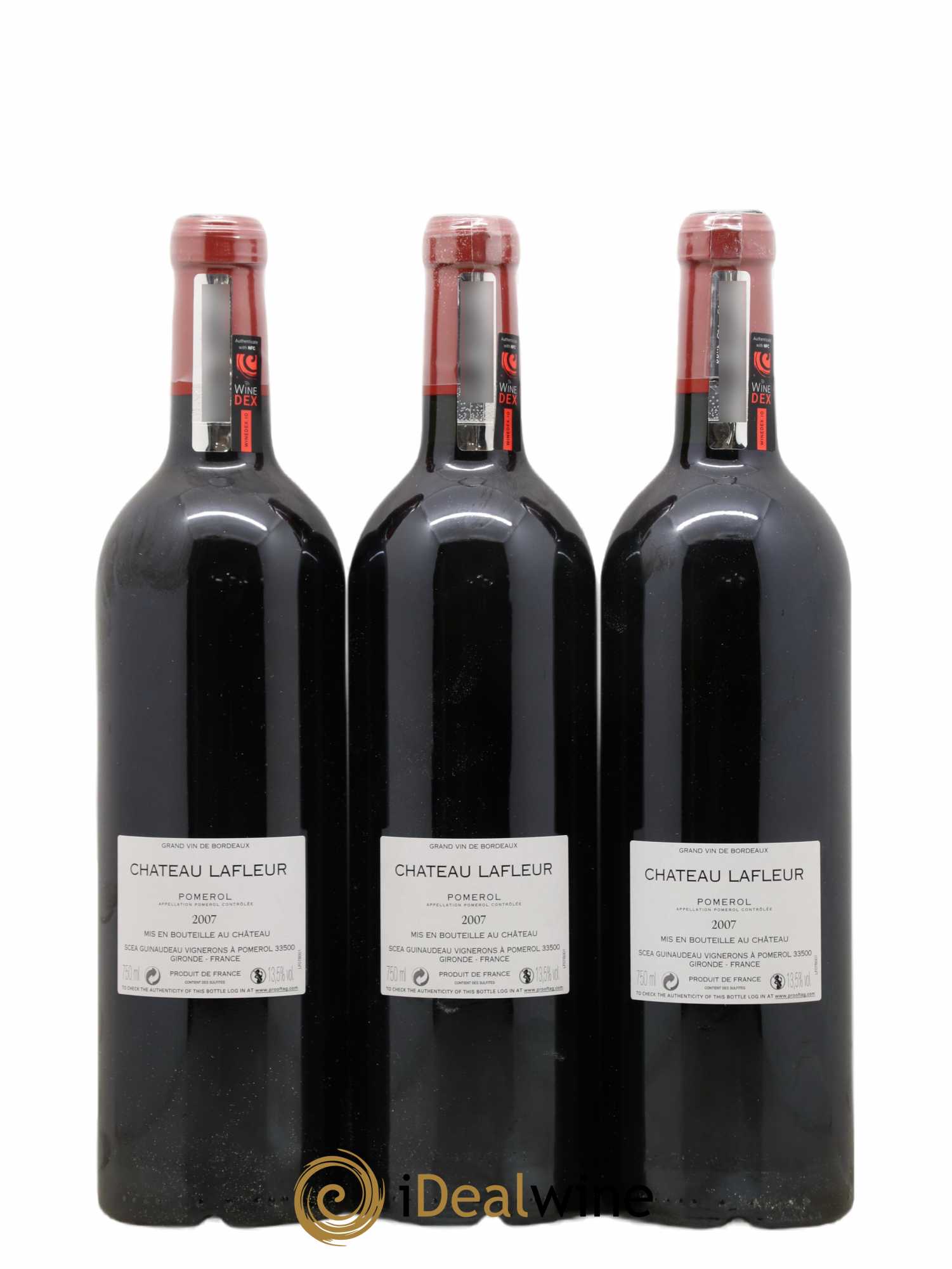 Château Lafleur 2007 - Lot de 3 bouteilles - 1