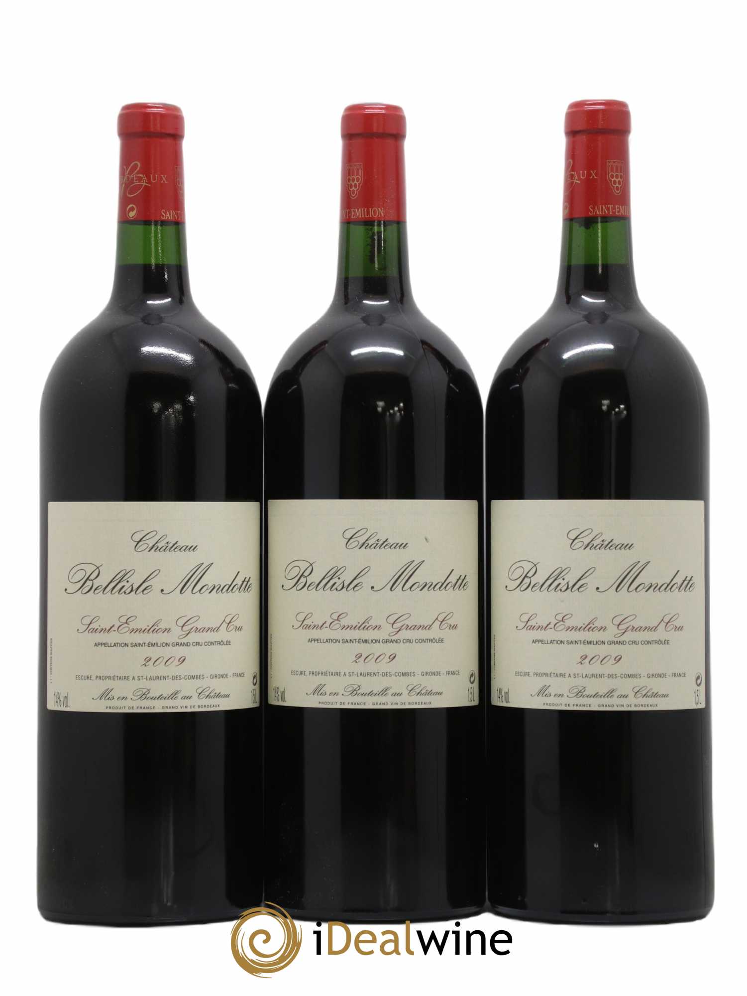 Château Bellisle Mondotte 2009 - Lot de 6 magnums - 2