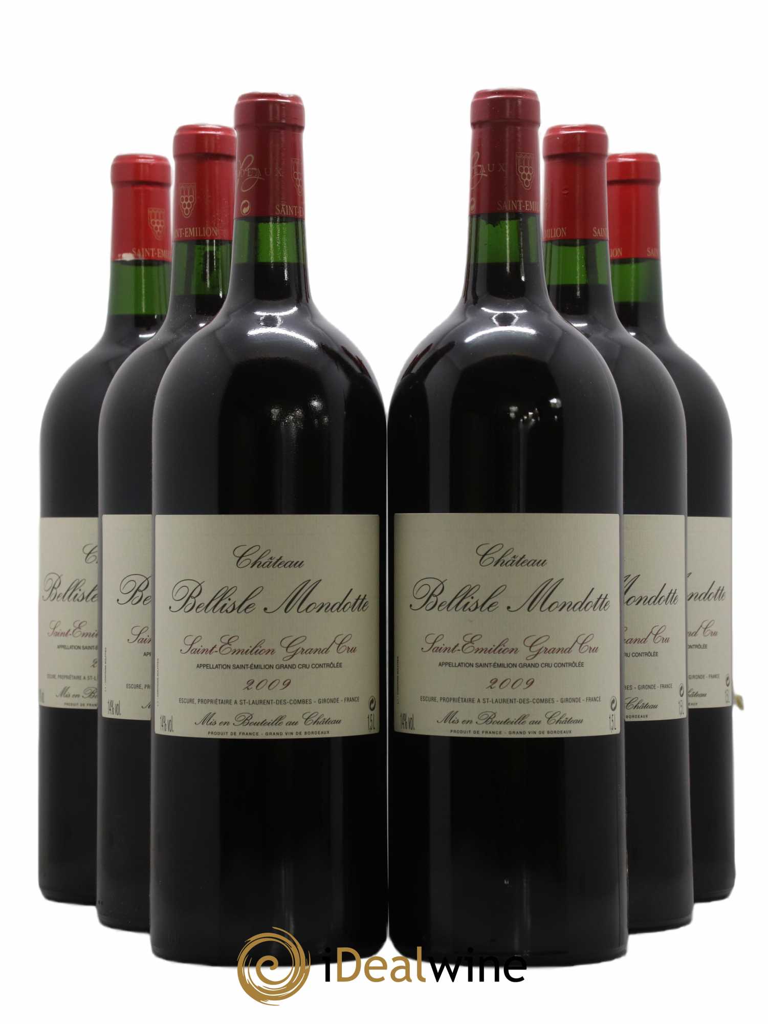 Château Bellisle Mondotte 2009 - Lot de 6 magnums - 0