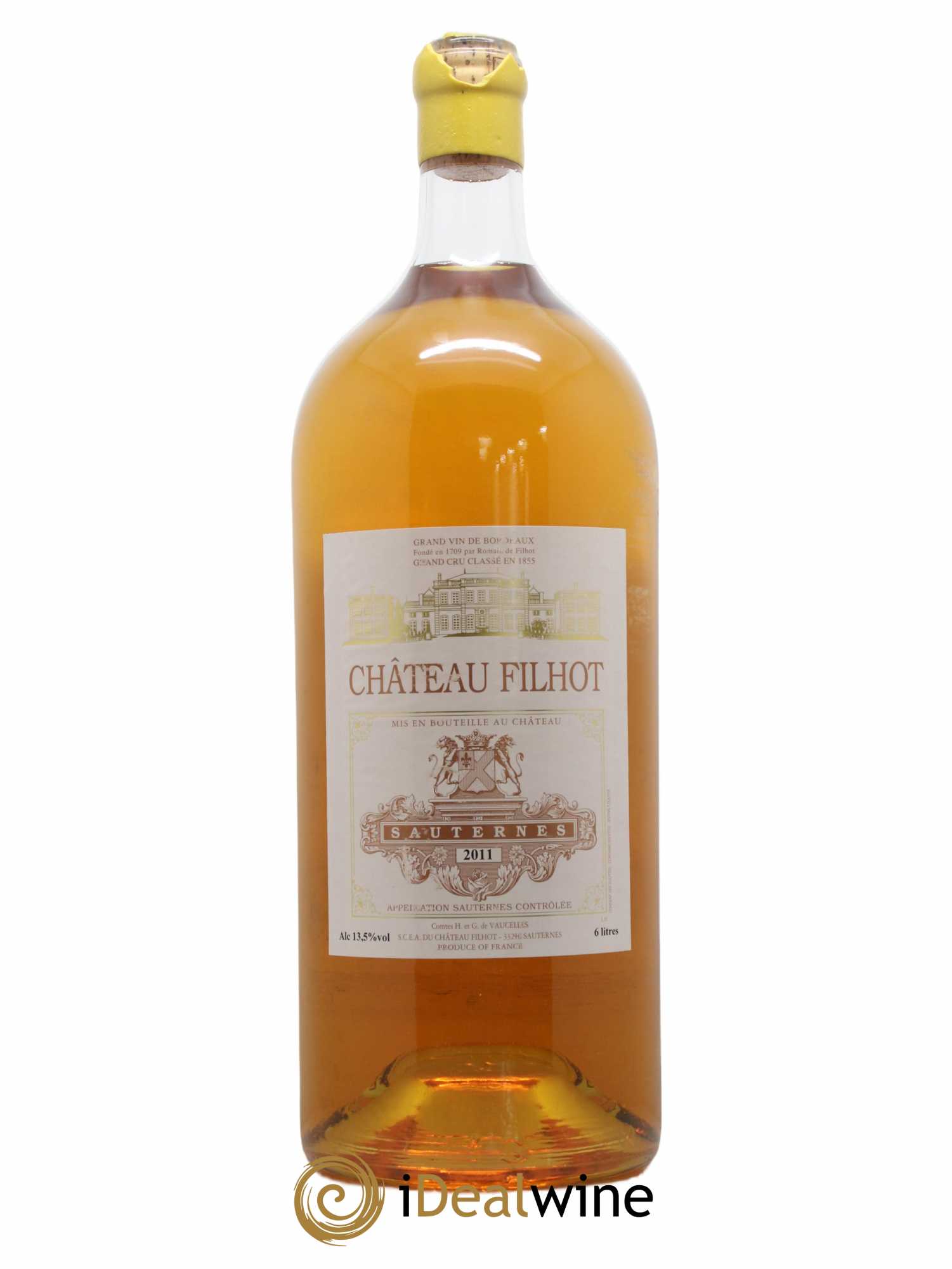 Château Filhot 2ème Grand Cru Classé 2011 - Lotto di 1 mathusalem - 0