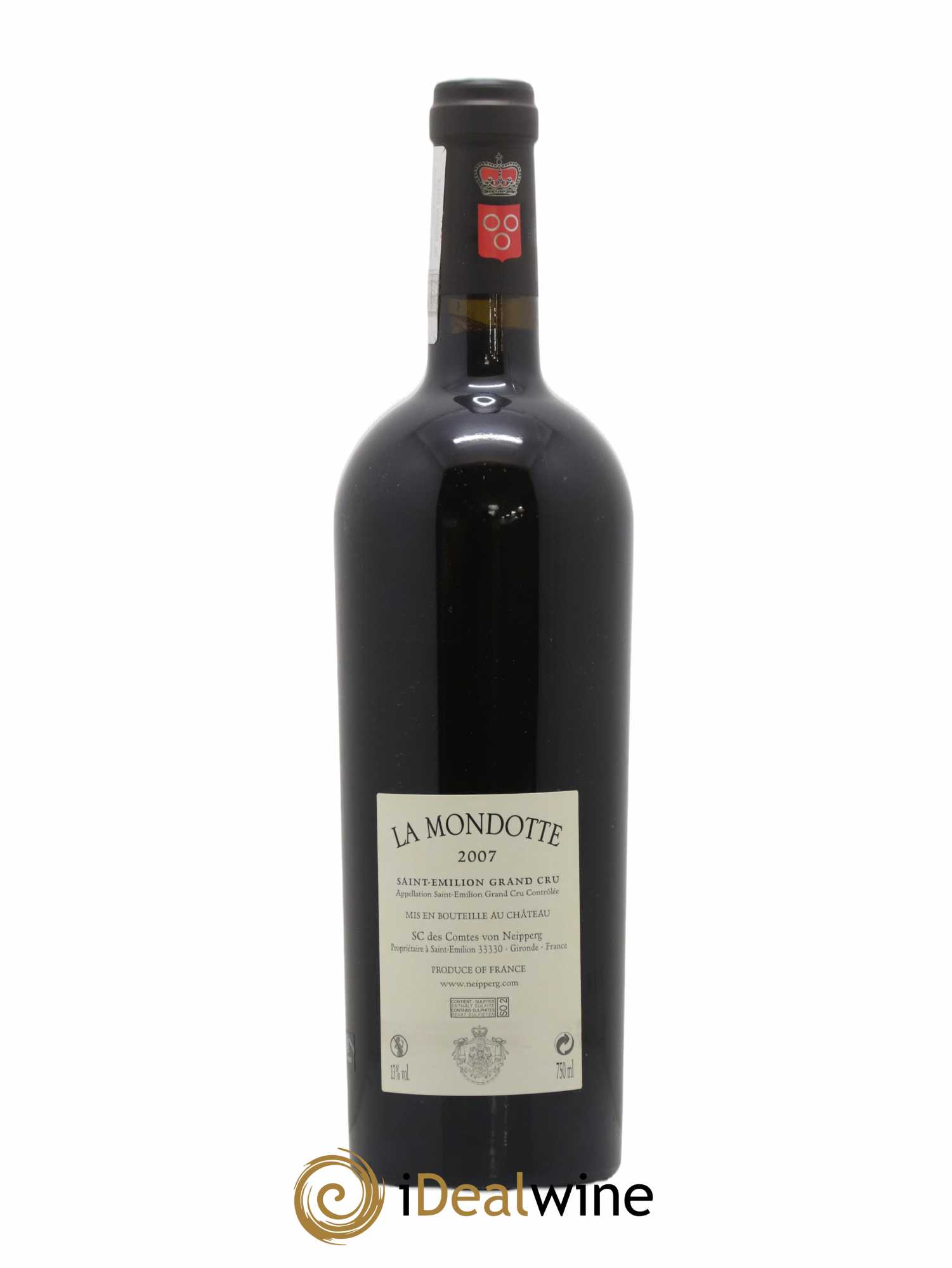 La Mondotte 1er Grand Cru Classé B depuis 2012 2007 - Lot de 1 bouteille - 1