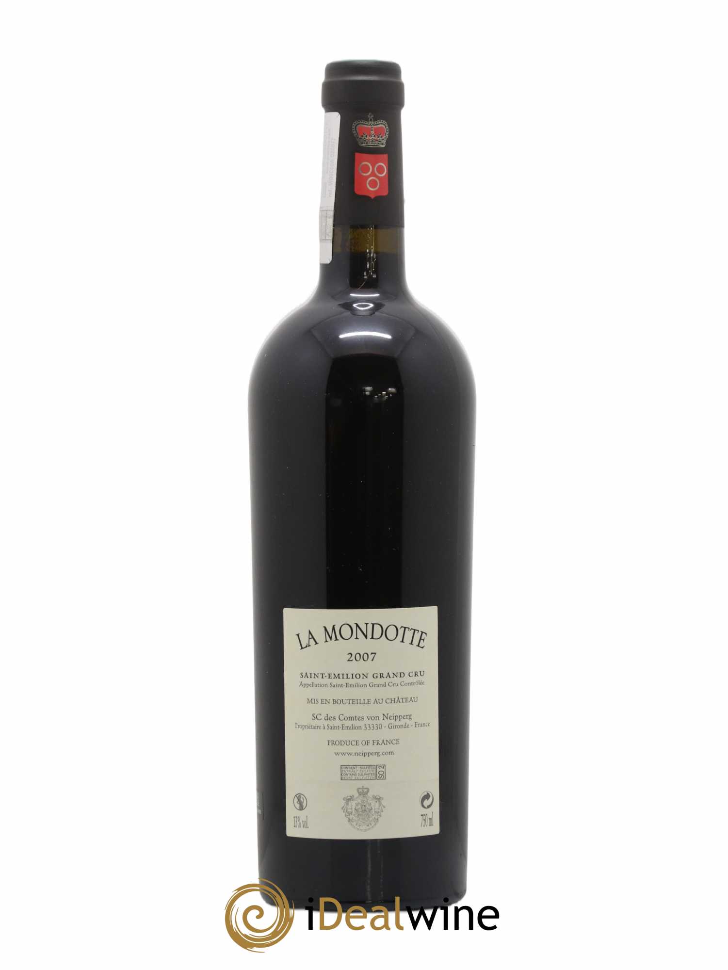 La Mondotte 1er Grand Cru Classé B depuis 2012 2007 - Lot of 1 bottle - 1