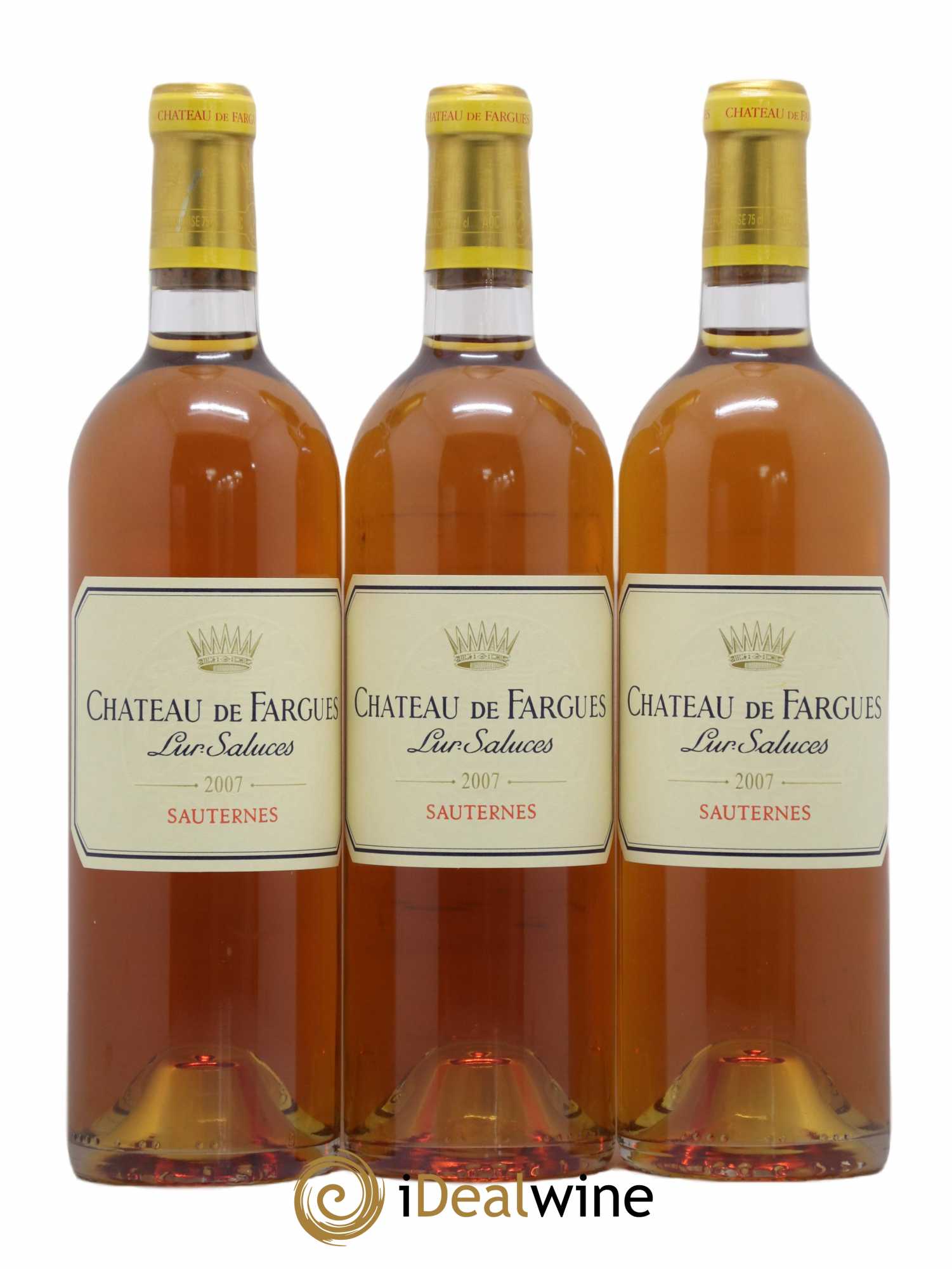 Château de Fargues 2007 - Lotto di 3 bottiglie - 0