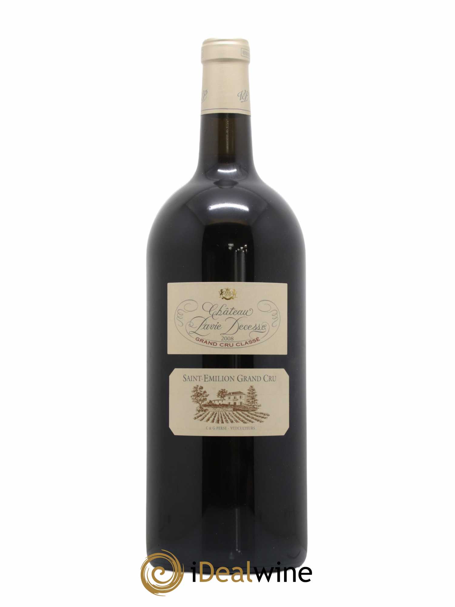 Château Pavie Decesse Grand Cru Classé 2008 - Lot de 1 double magnum - 0