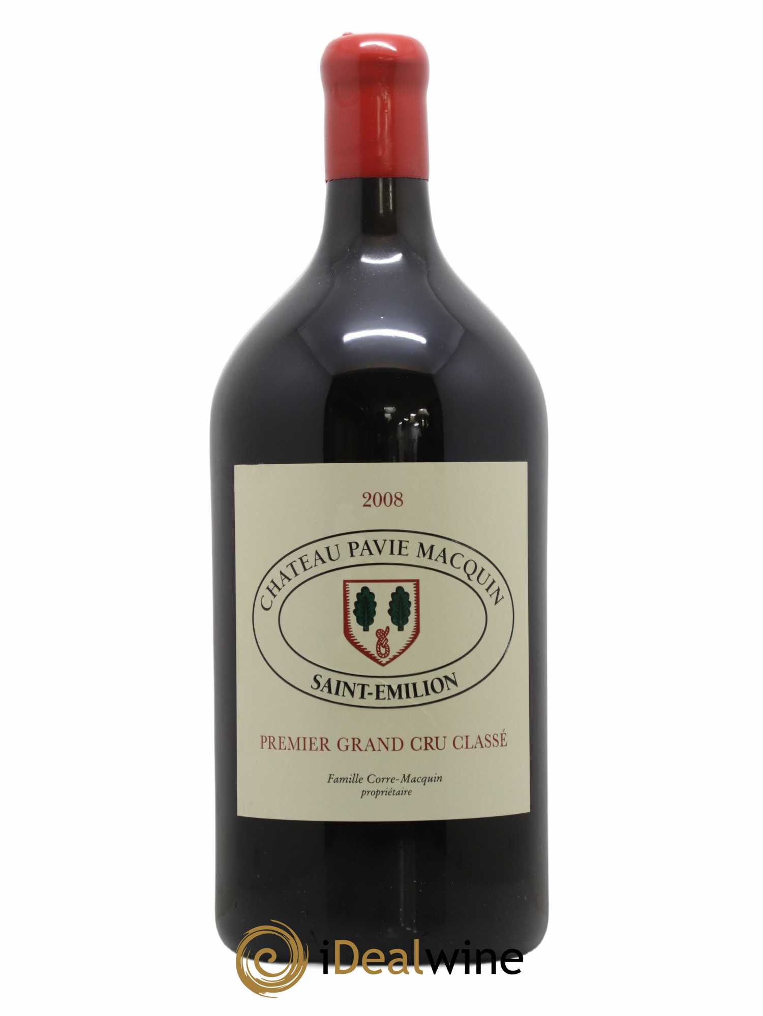 Château Pavie Macquin 1er Grand Cru Classé B 2008 - Lot de 1 double magnum - 0