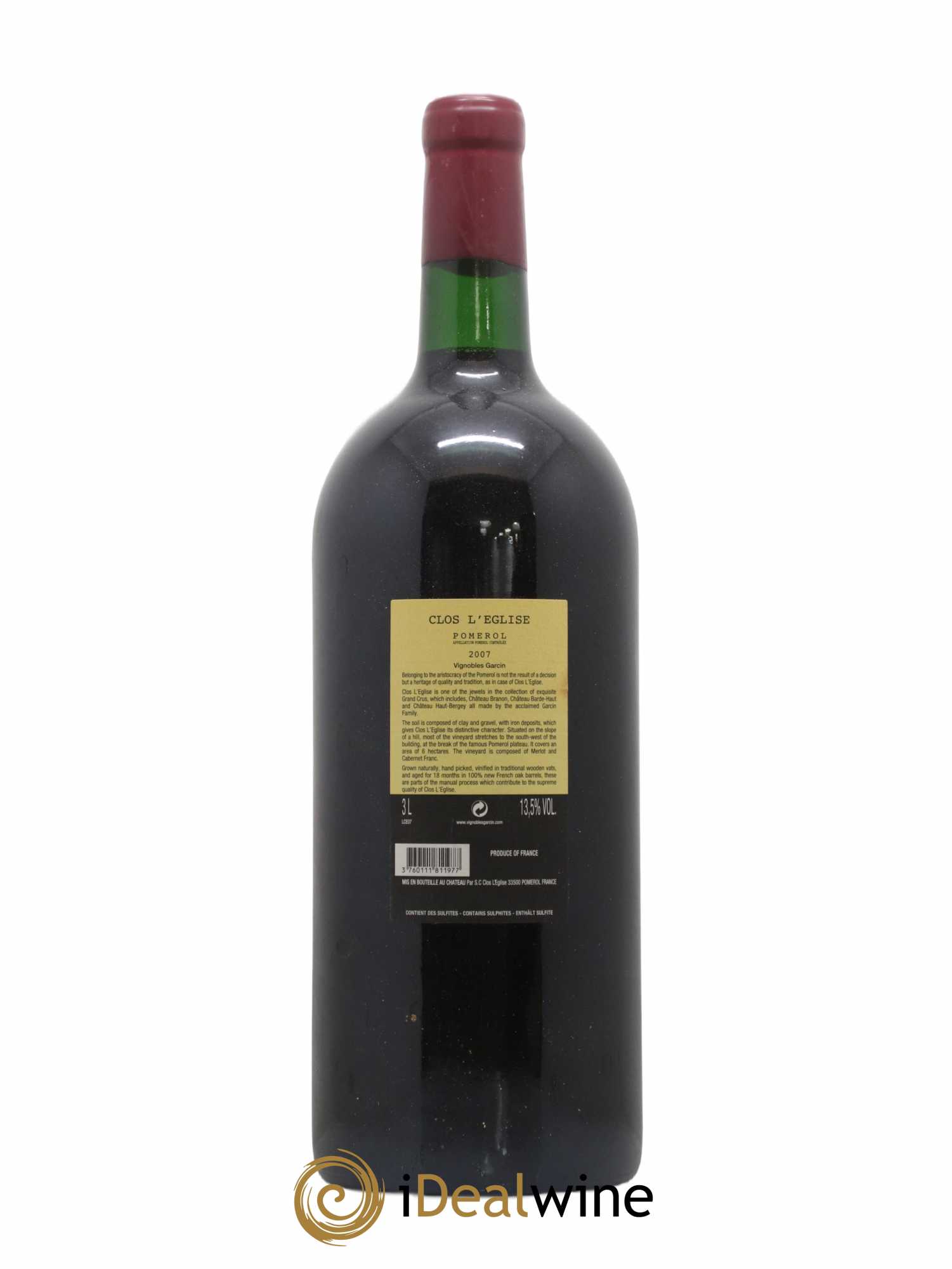 Clos l'Eglise 2007 - Lot de 1 double magnum - 1