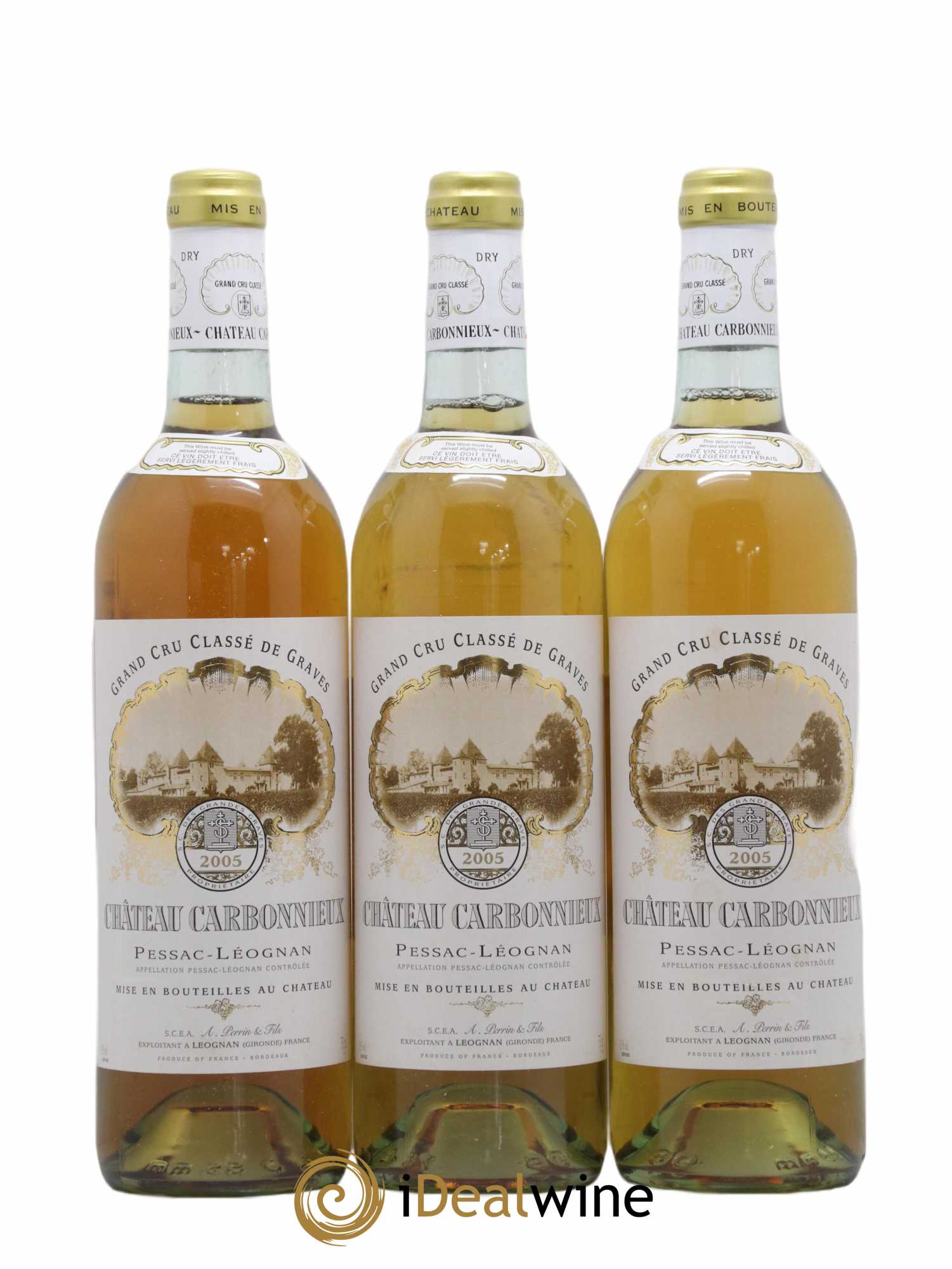 Château Carbonnieux Cru Classé de Graves 2005 - Lot de 6 bouteilles - 1