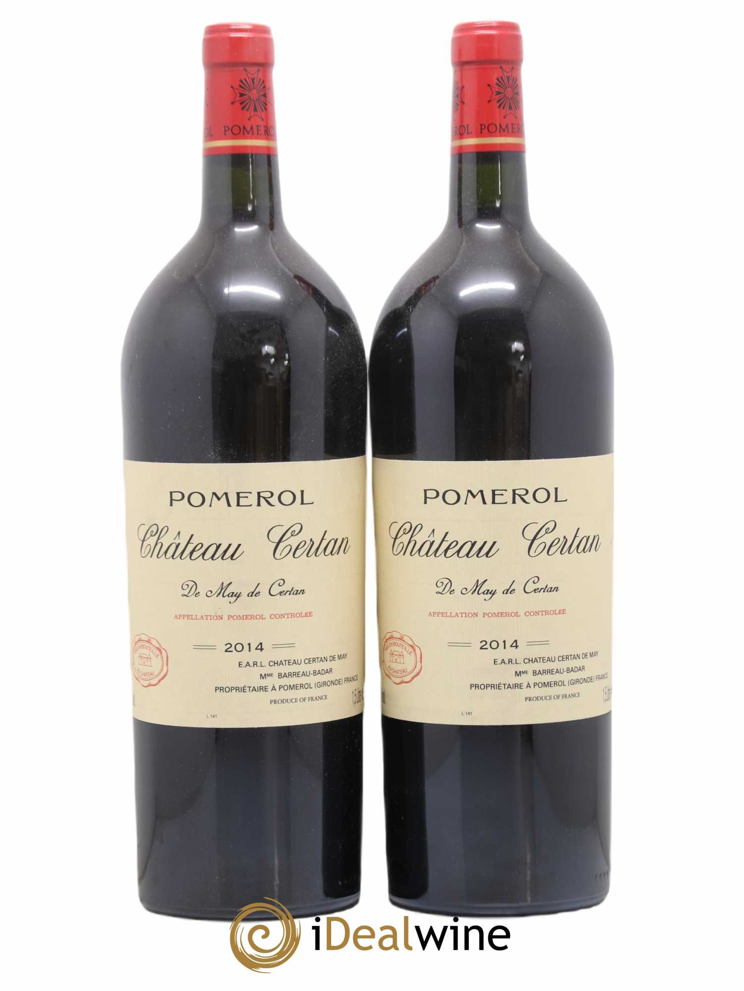 Château Certan de May 2014 - Lot de 2 magnums - 0