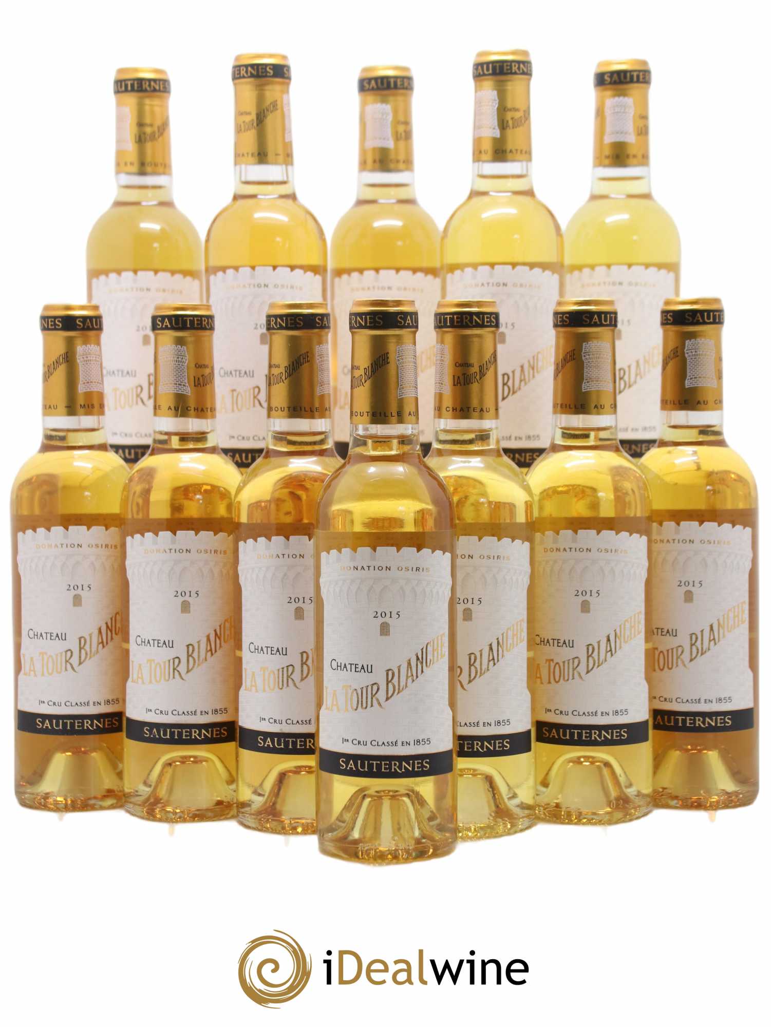 Château la Tour Blanche 1er Grand Cru Classé 2015 - Posten von 12 Demi-Flaschen - 0