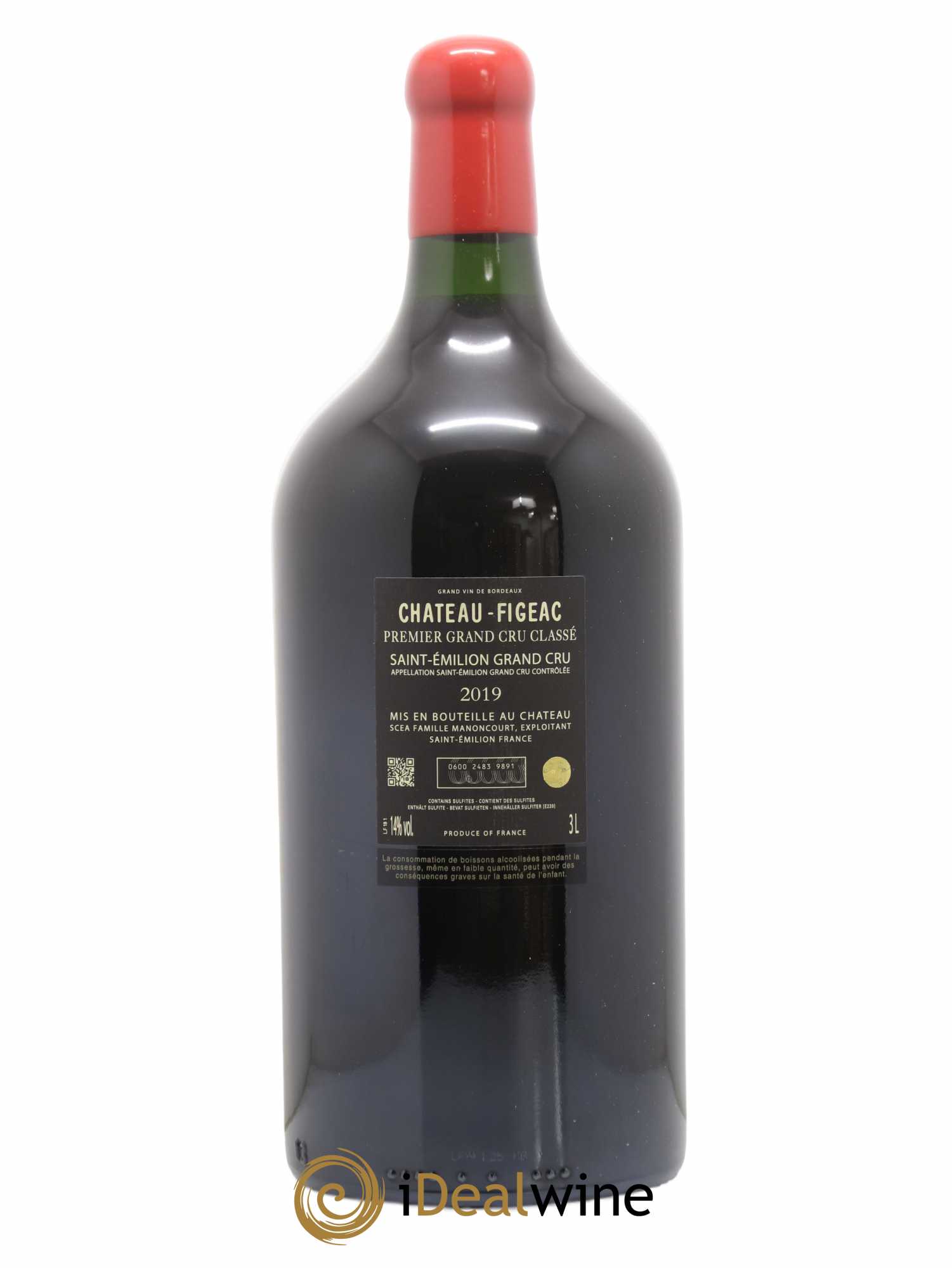 Château Figeac 1er Grand Cru Classé A 2019 - Lot de 1 double magnum - 1