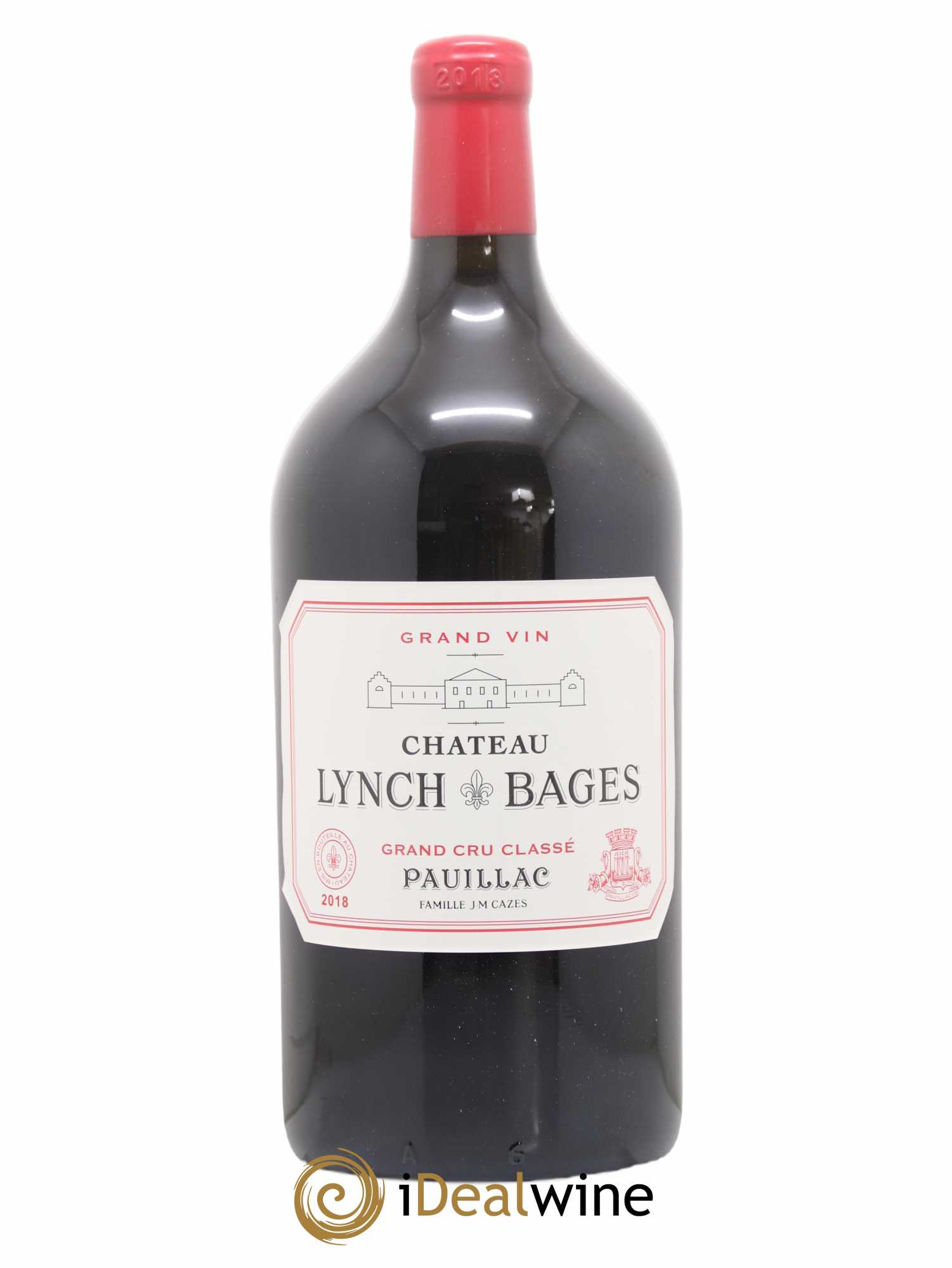 Château Lynch Bages 5ème Grand Cru Classé 2018 - Lot de 1 double magnum - 0