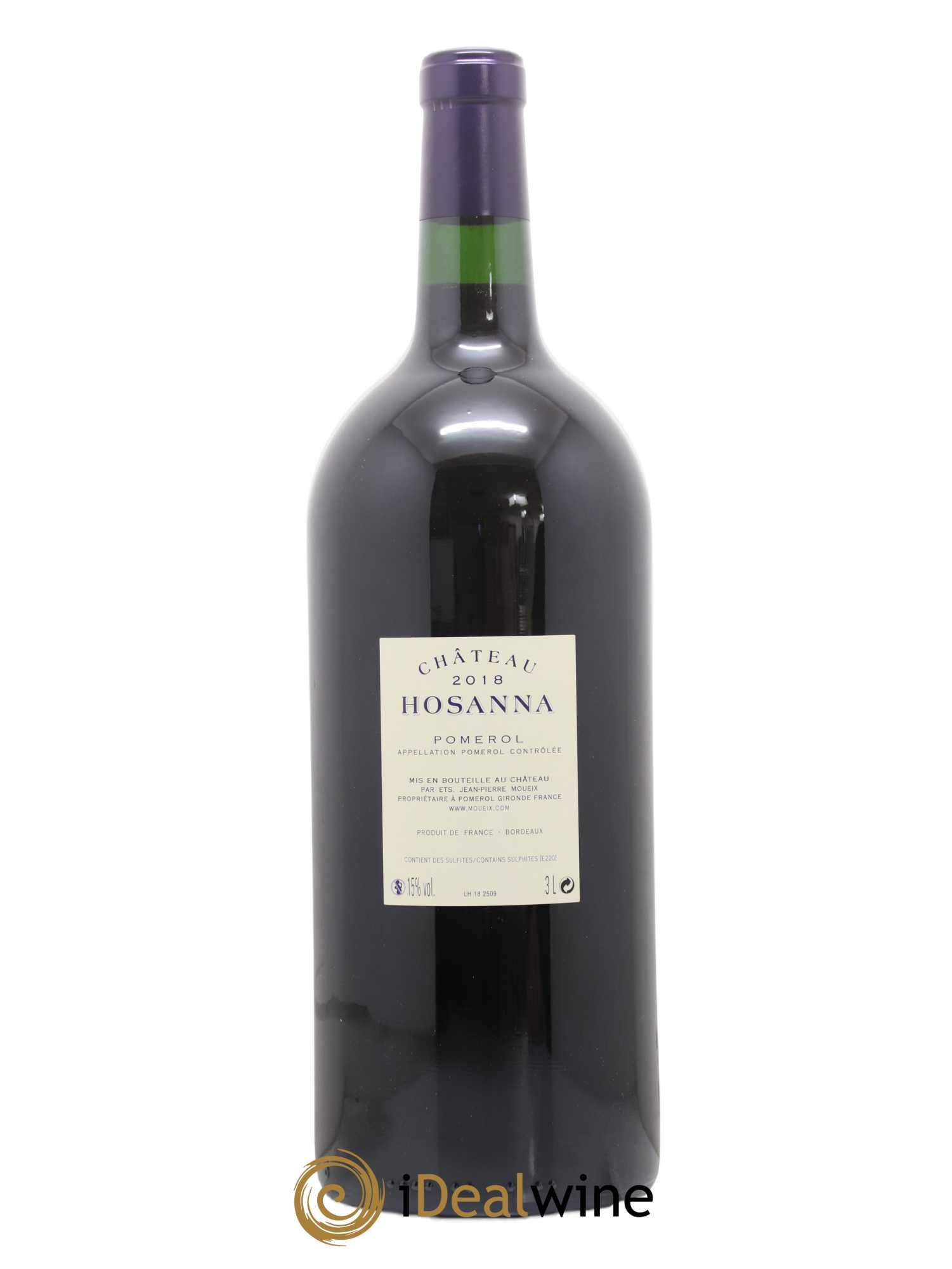 Château Hosanna 2018 - Lot de 1 double magnum - 1