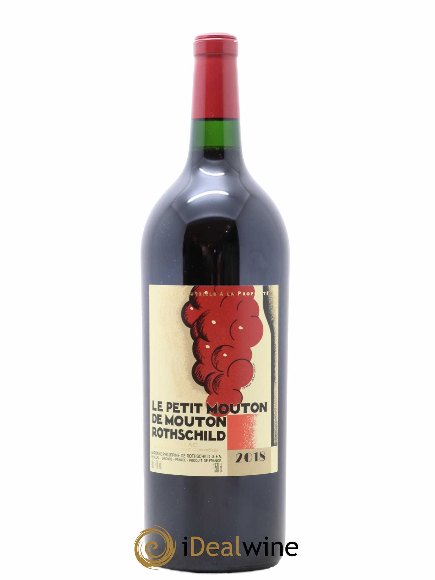 Petit Mouton Second Vin 2018 - Lot de 1 magnum - 0