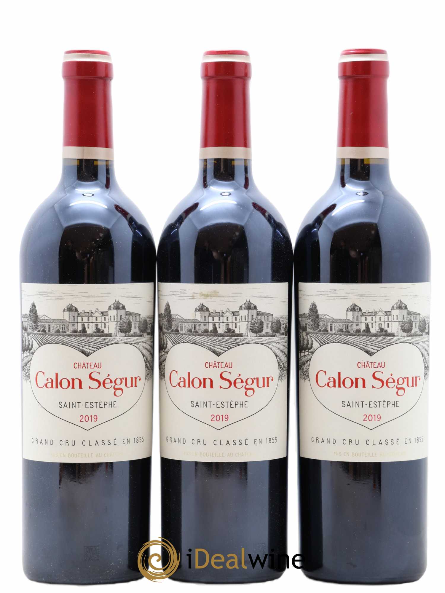 Château Calon Ségur 3ème Grand Cru Classé 2019 - Lot de 3 bouteilles - 0