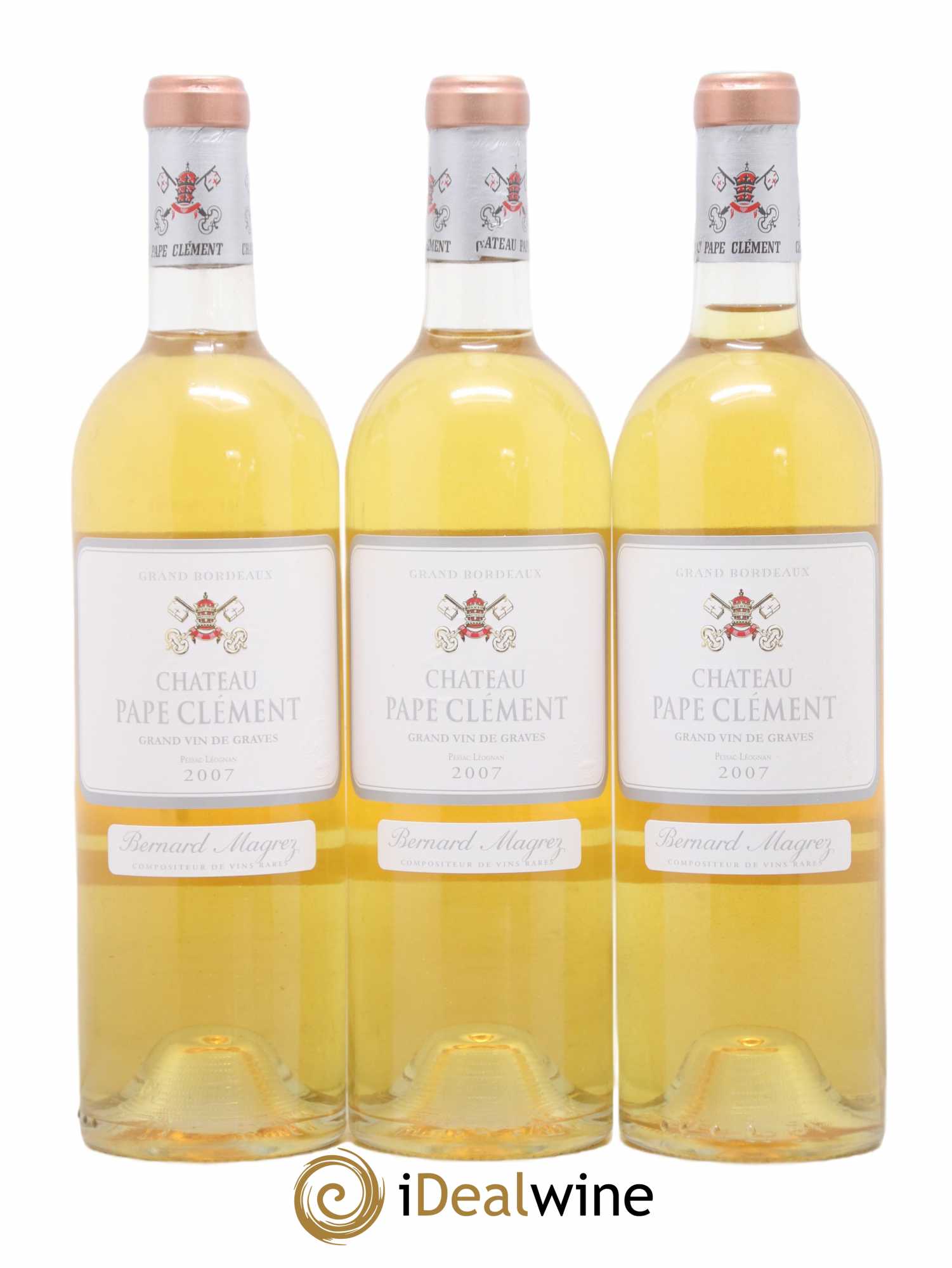 Château Pape Clément 2007 - Lot de 3 bouteilles - 0