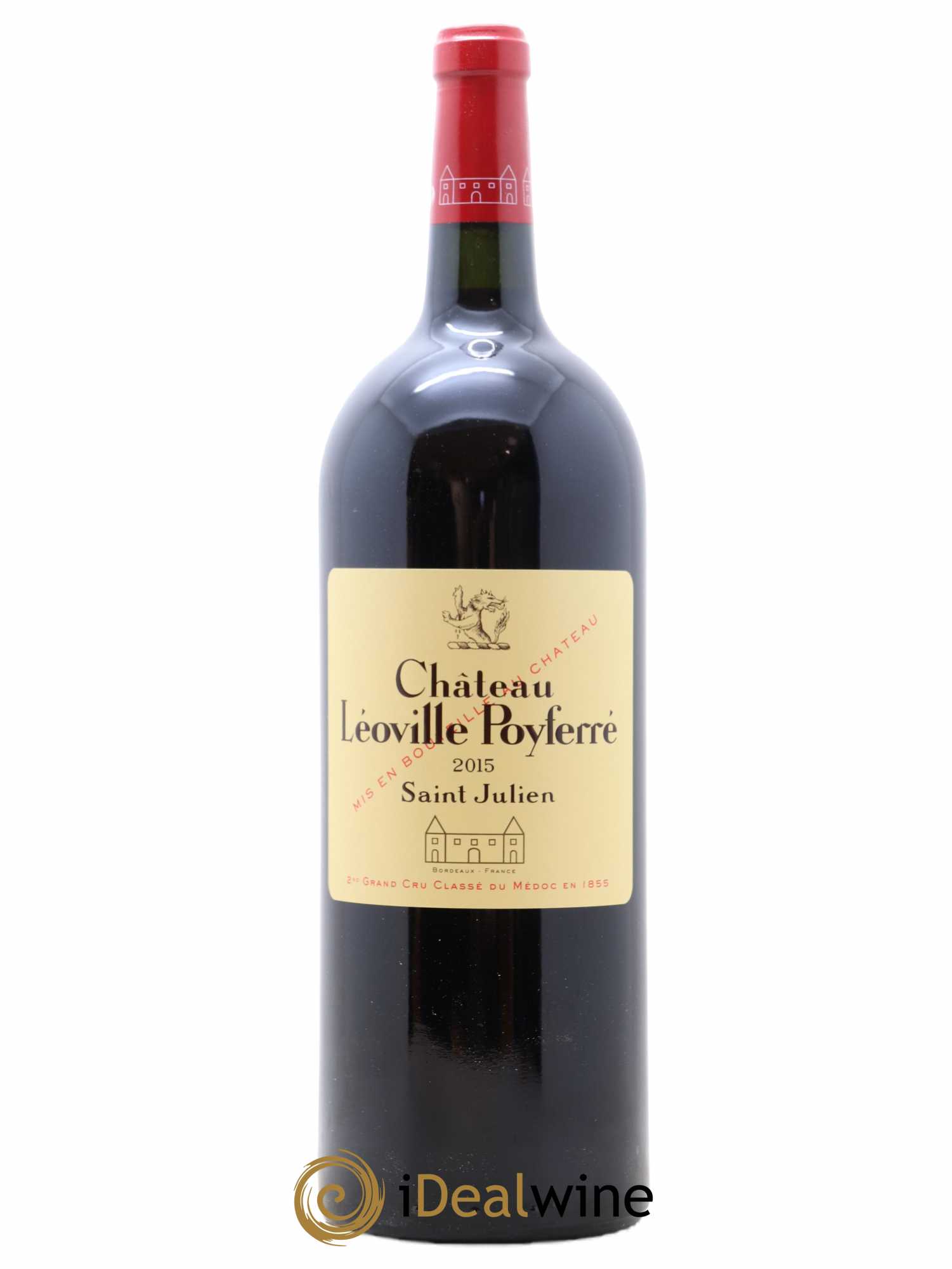 Château Léoville Poyferré 2ème Grand Cru Classé 2015 - Lot de 1 magnum - 0