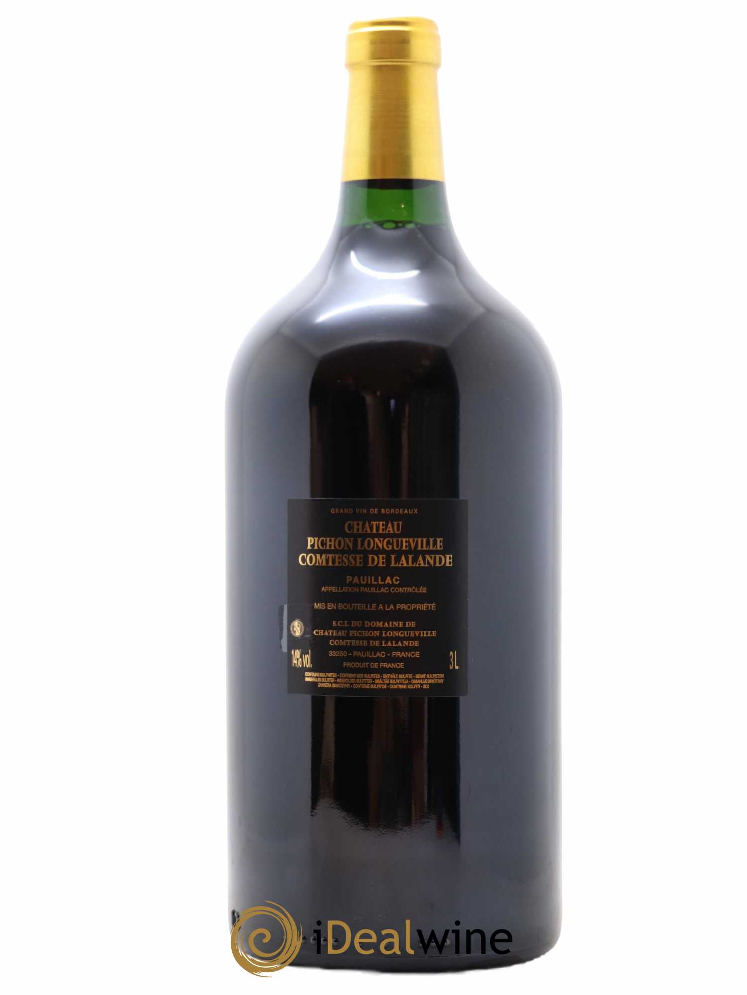 Château Pichon Longueville Comtesse de Lalande 2ème Grand Cru Classé 2019 - Lot de 1 double magnum - 1