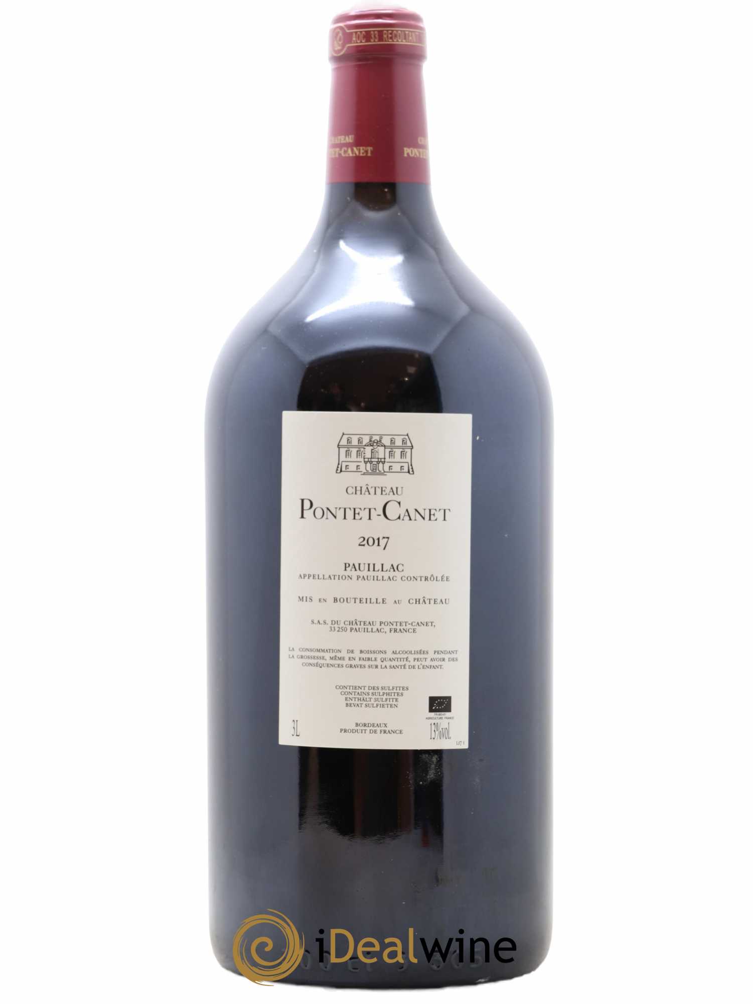Château Pontet Canet 5ème Grand Cru Classé 2017 - Lot de 1 double magnum - 1